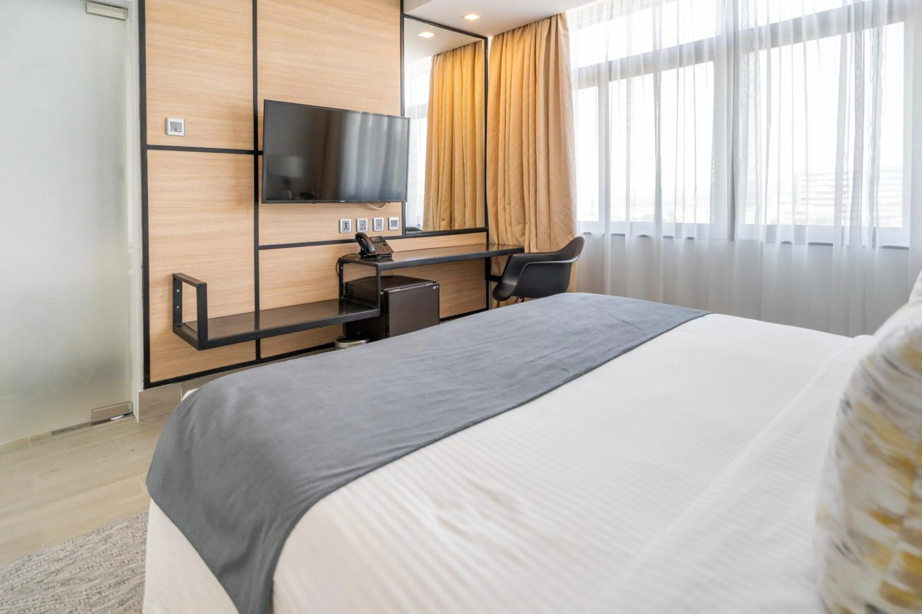 Bed in Sarova Imperial Hotel