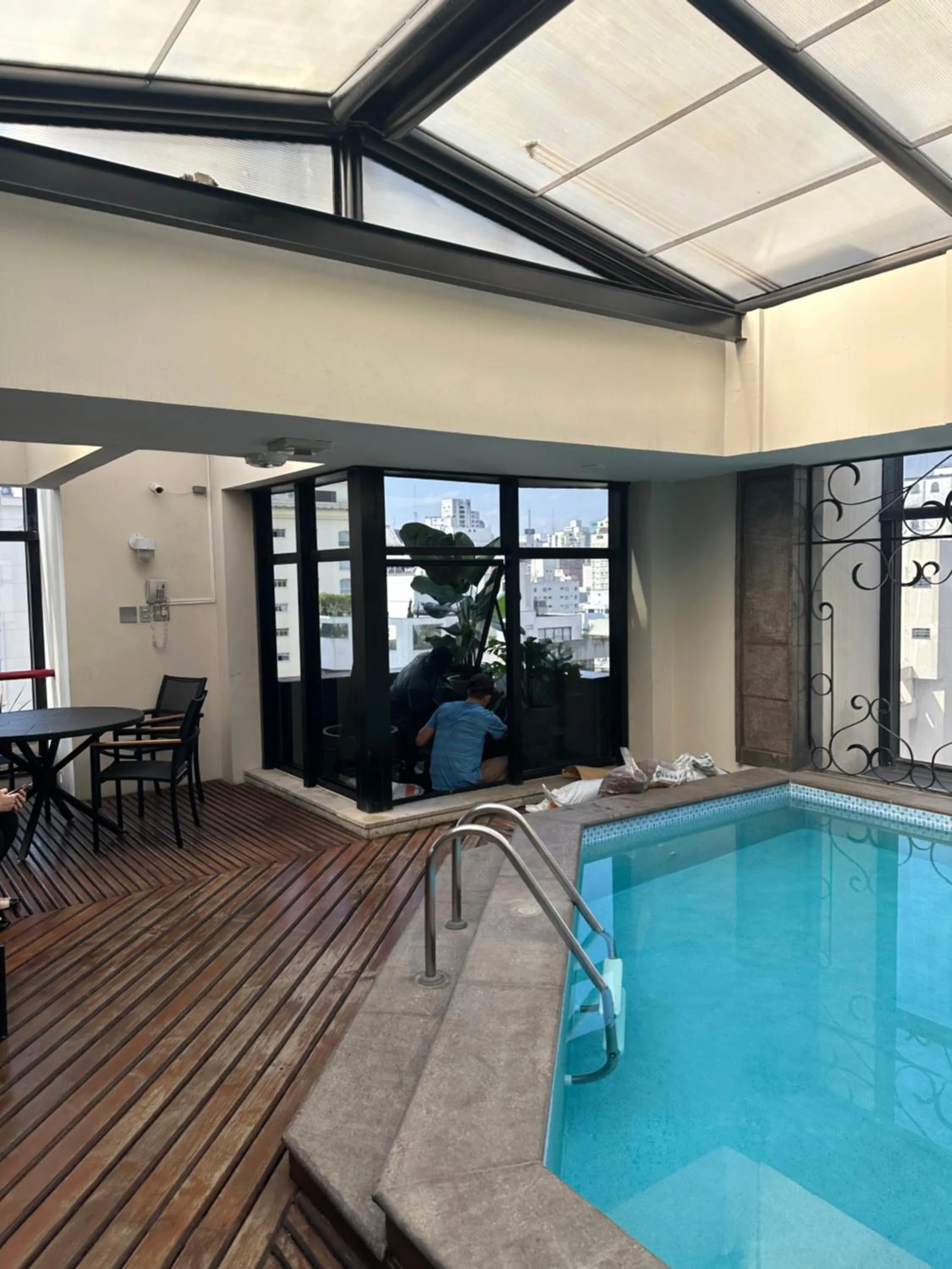 Swimming pool in JP Crauford Hospedagem