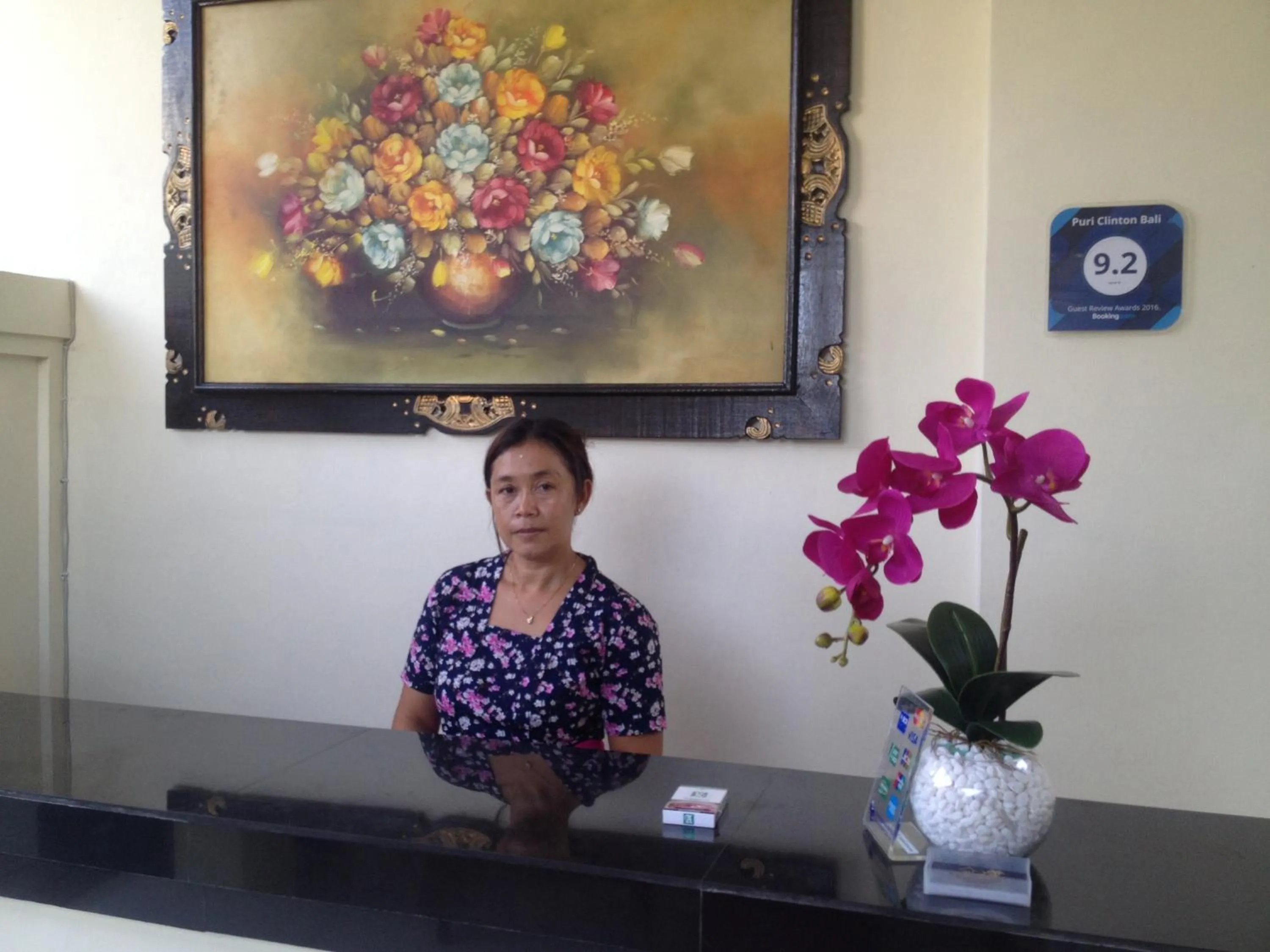 Lobby or reception in Puri Clinton Bali