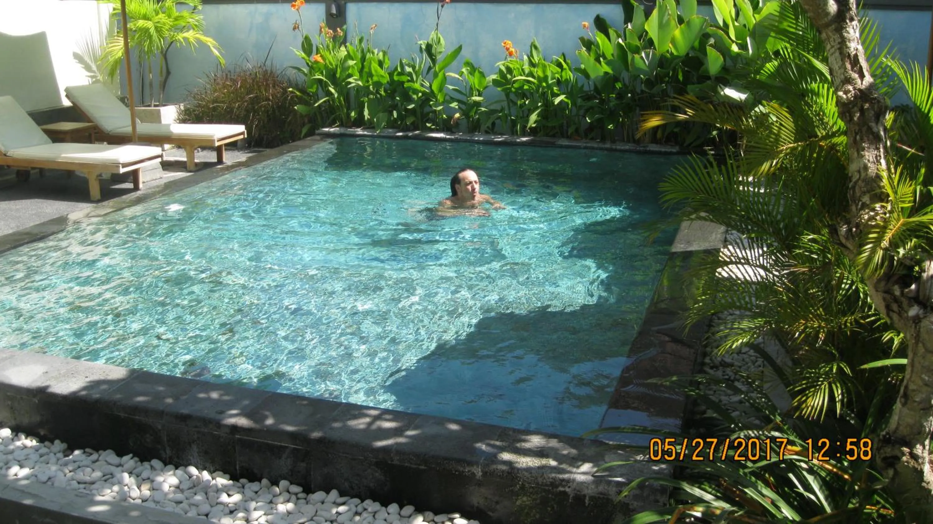 Swimming pool in Puri Clinton Bali