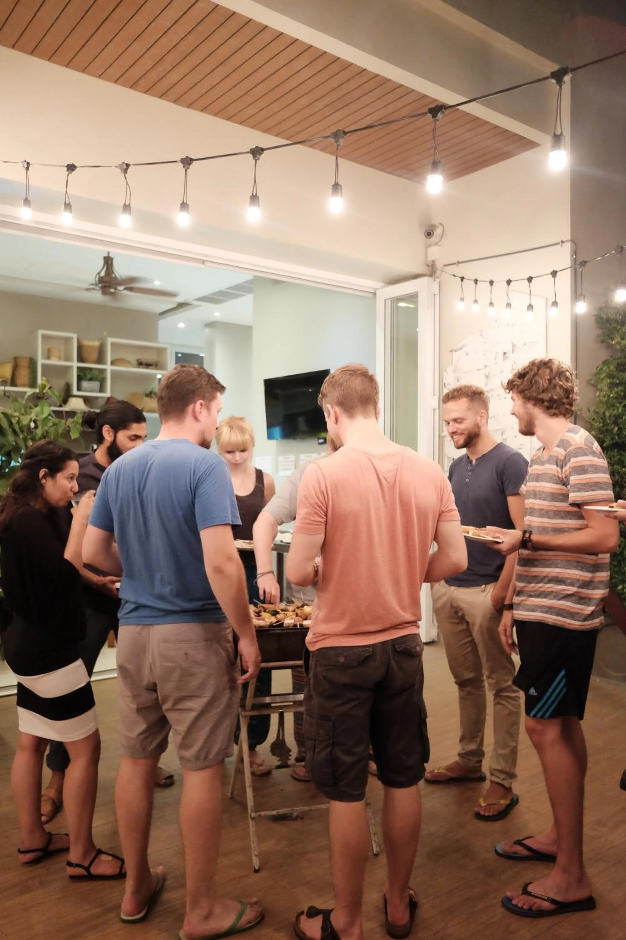 BBQ facilities in Siamaze Hostel