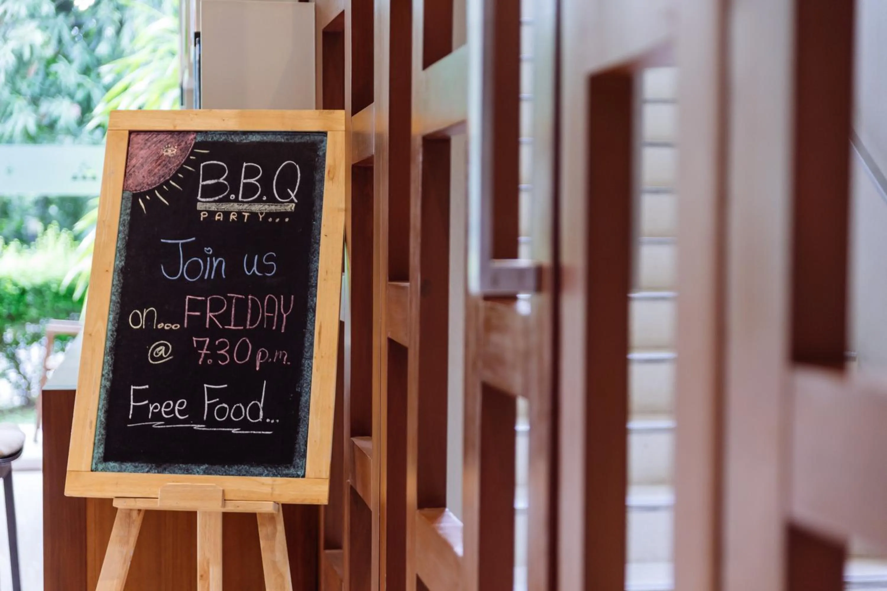 Evening entertainment in Siamaze Hostel