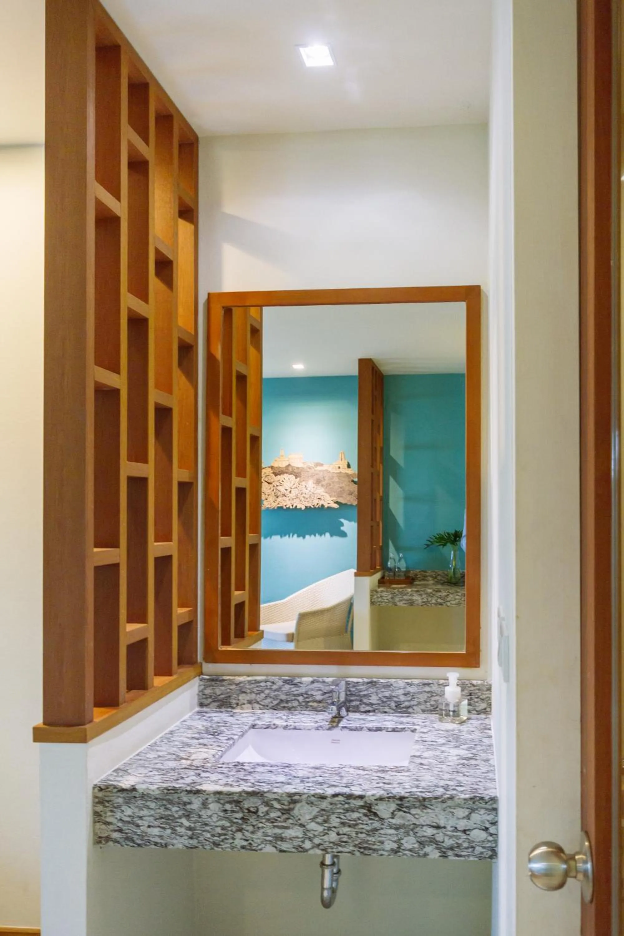 Decorative detail in Siamaze Hostel