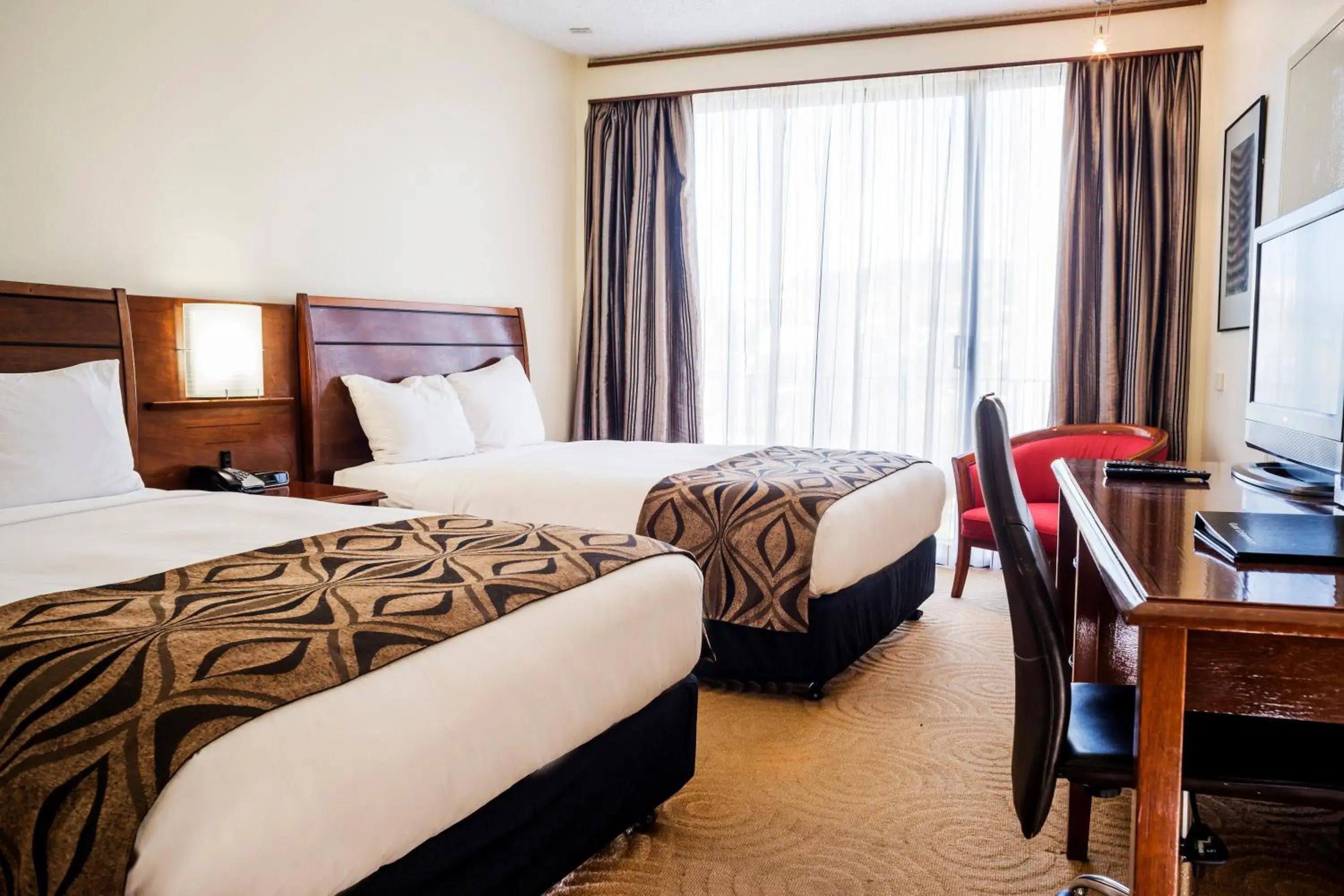 Queen Room with Two Queen Beds - single occupancy in Crown Hotel Queen Room with Two Queen Beds - single occupancy in Crown Hotel