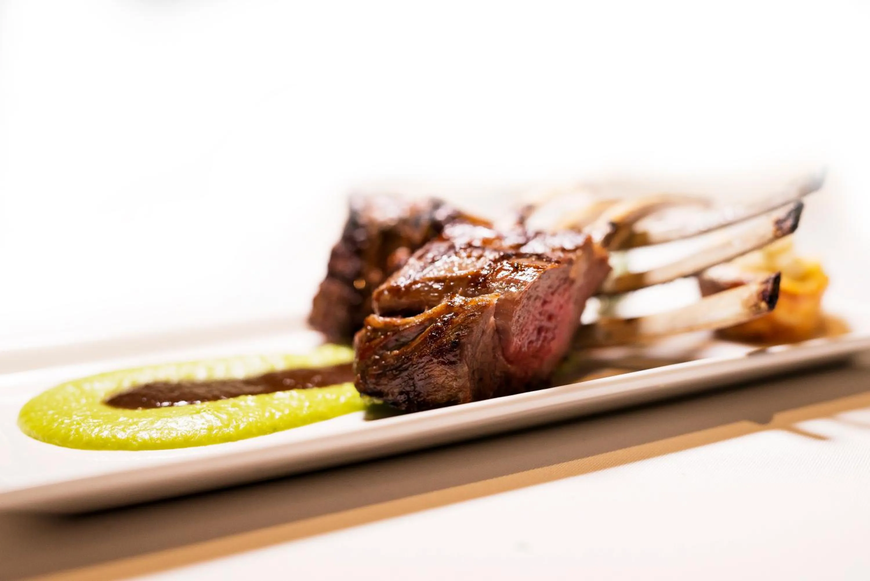 Food close-up in Crown Hotel