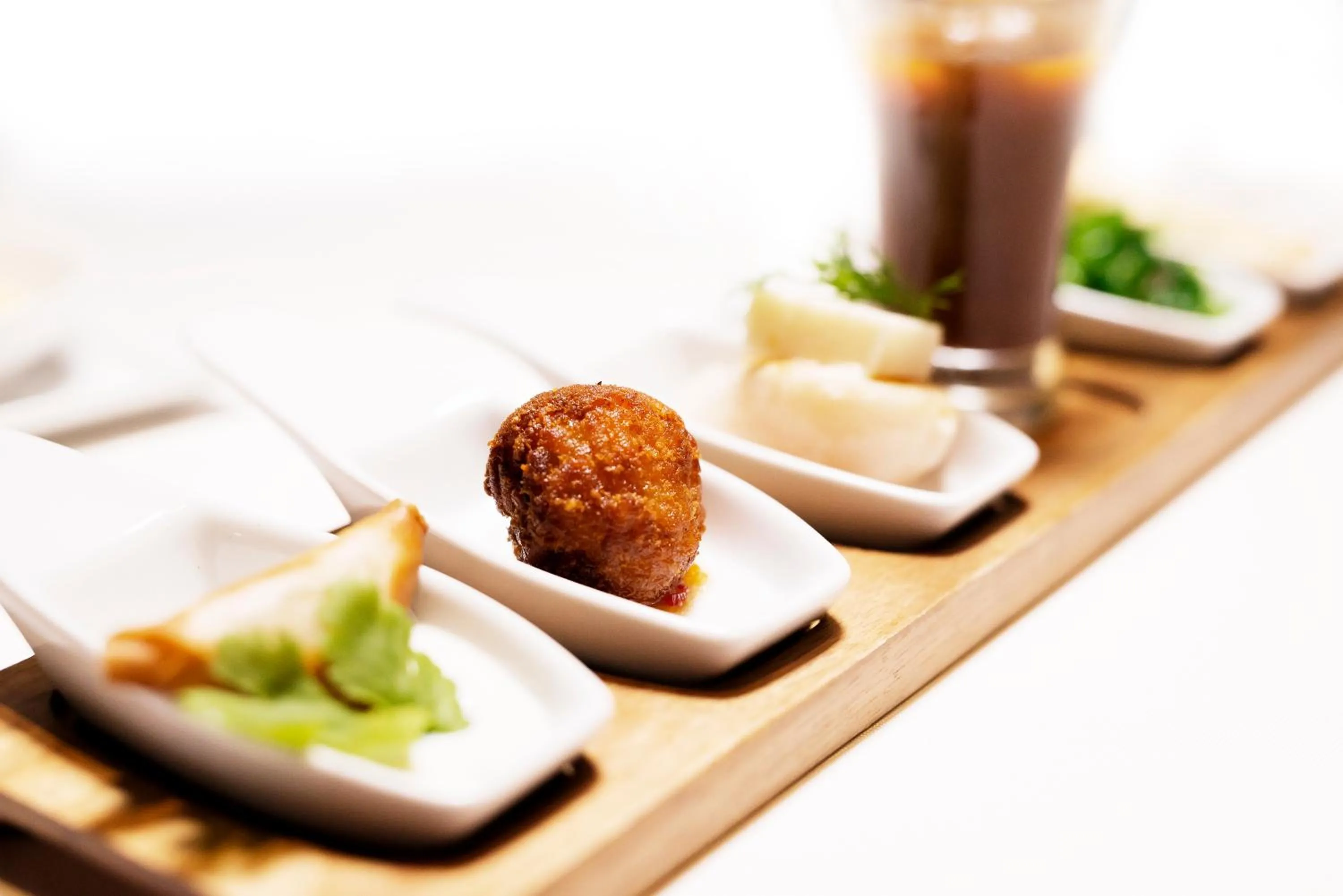 Food close-up in Crown Hotel