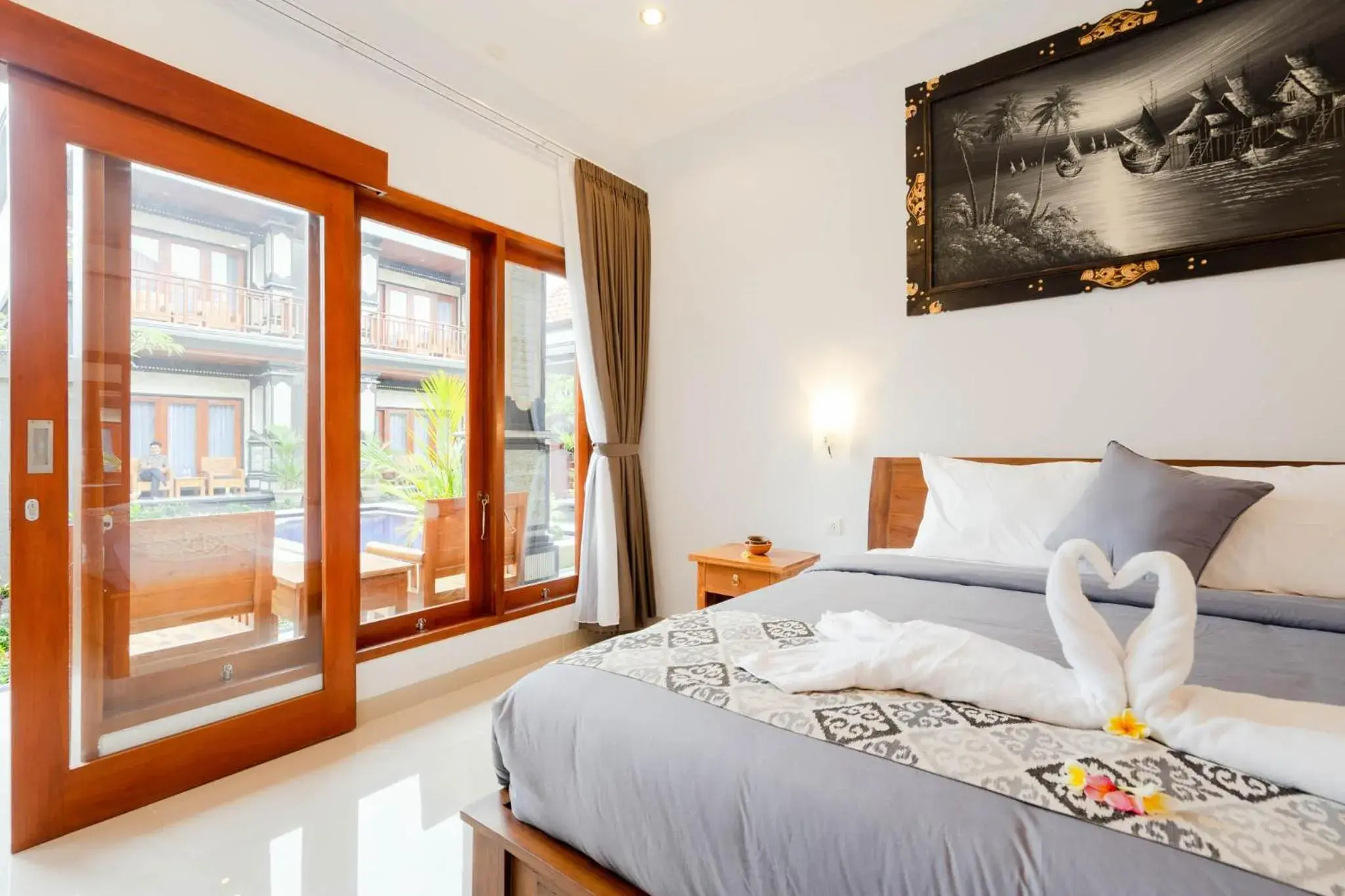 Bed in Prama Beach Canggu by The Loka Bed in Prama Beach Canggu by The Loka