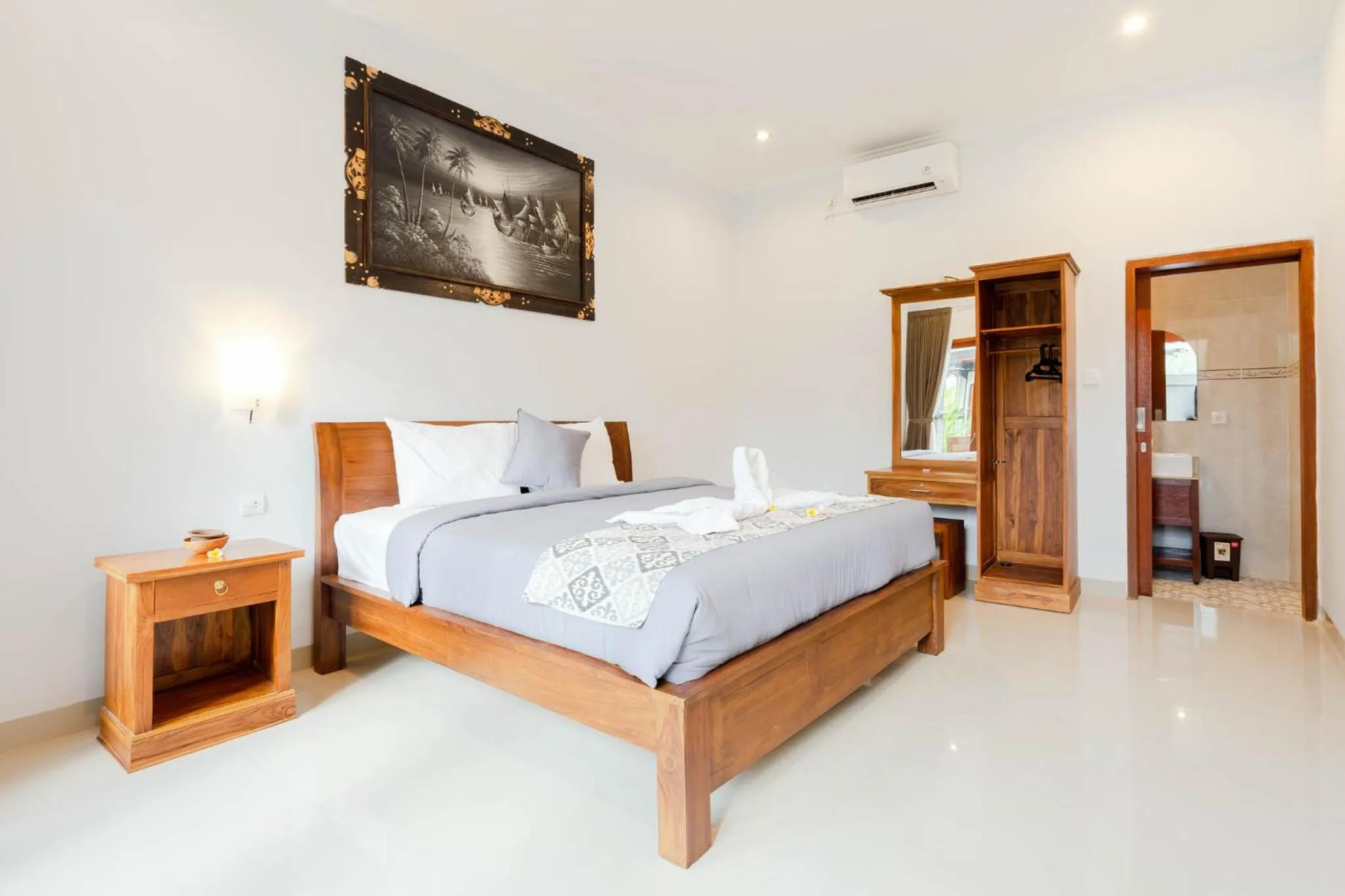 Bed in Prama Beach Canggu by The Loka