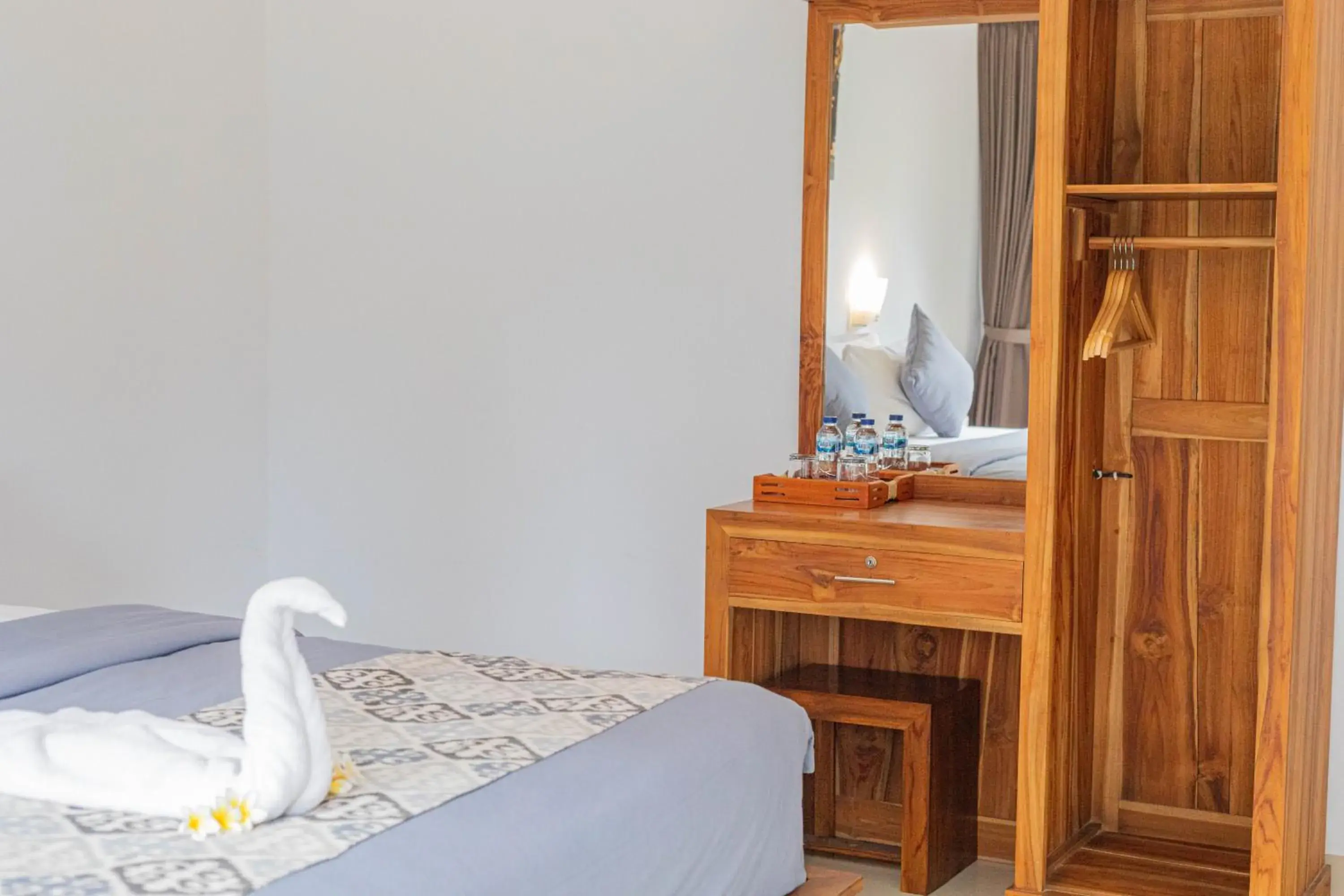 Bed in Prama Beach Canggu by The Loka Bed in Prama Beach Canggu by The Loka