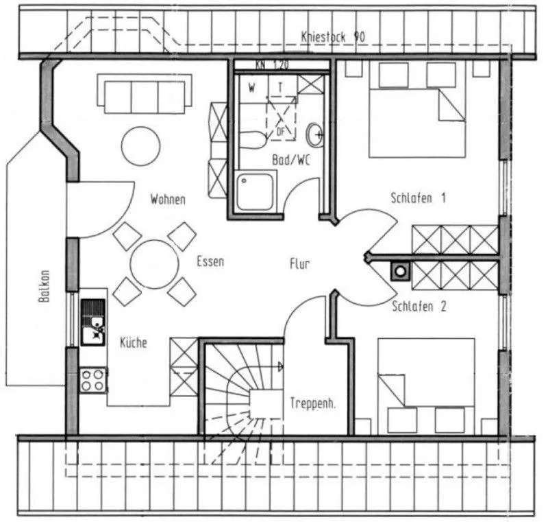 Floor plan in Apparthaus Schuchter
