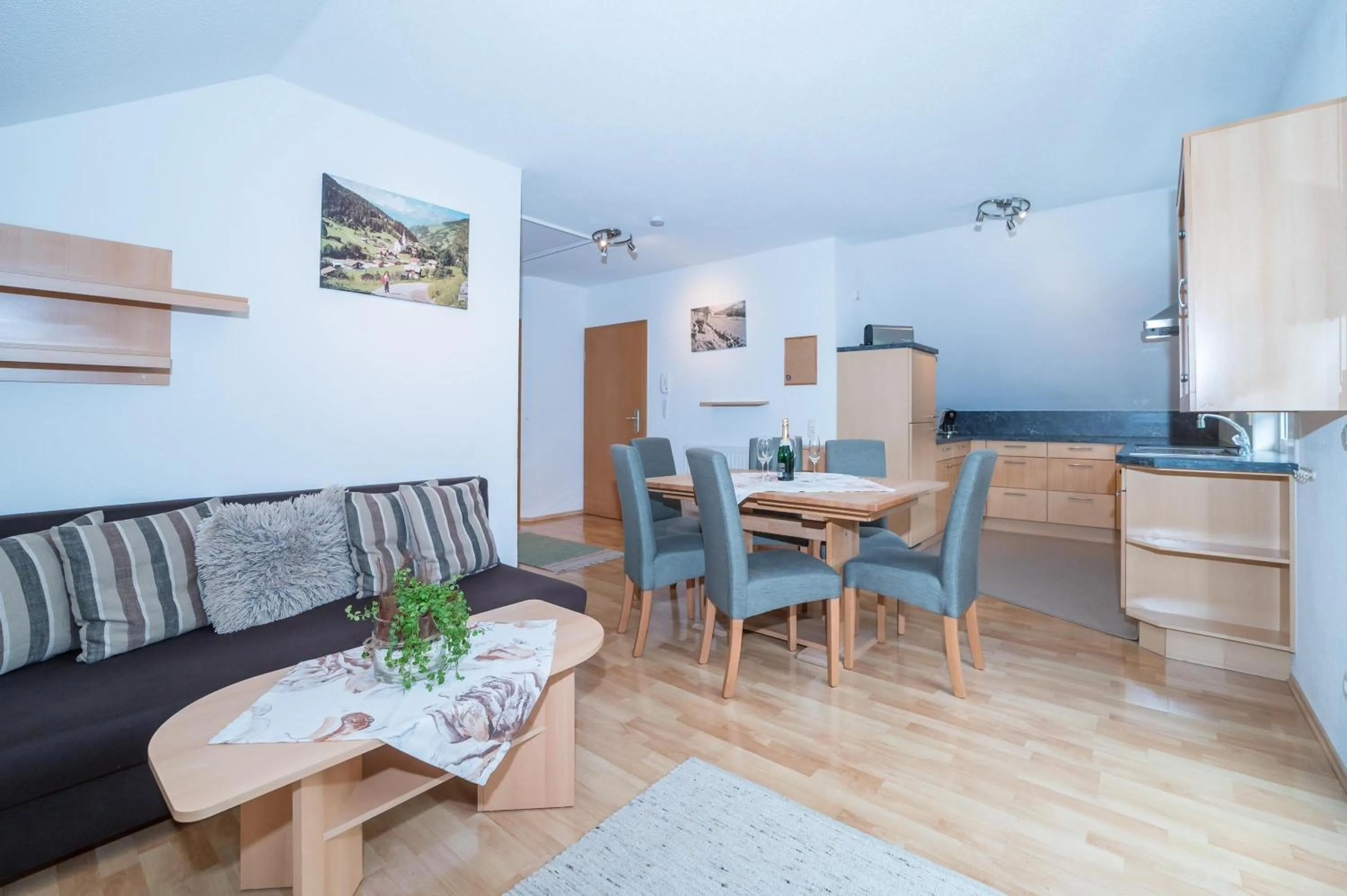 Kitchen or kitchenette in Apparthaus Schuchter