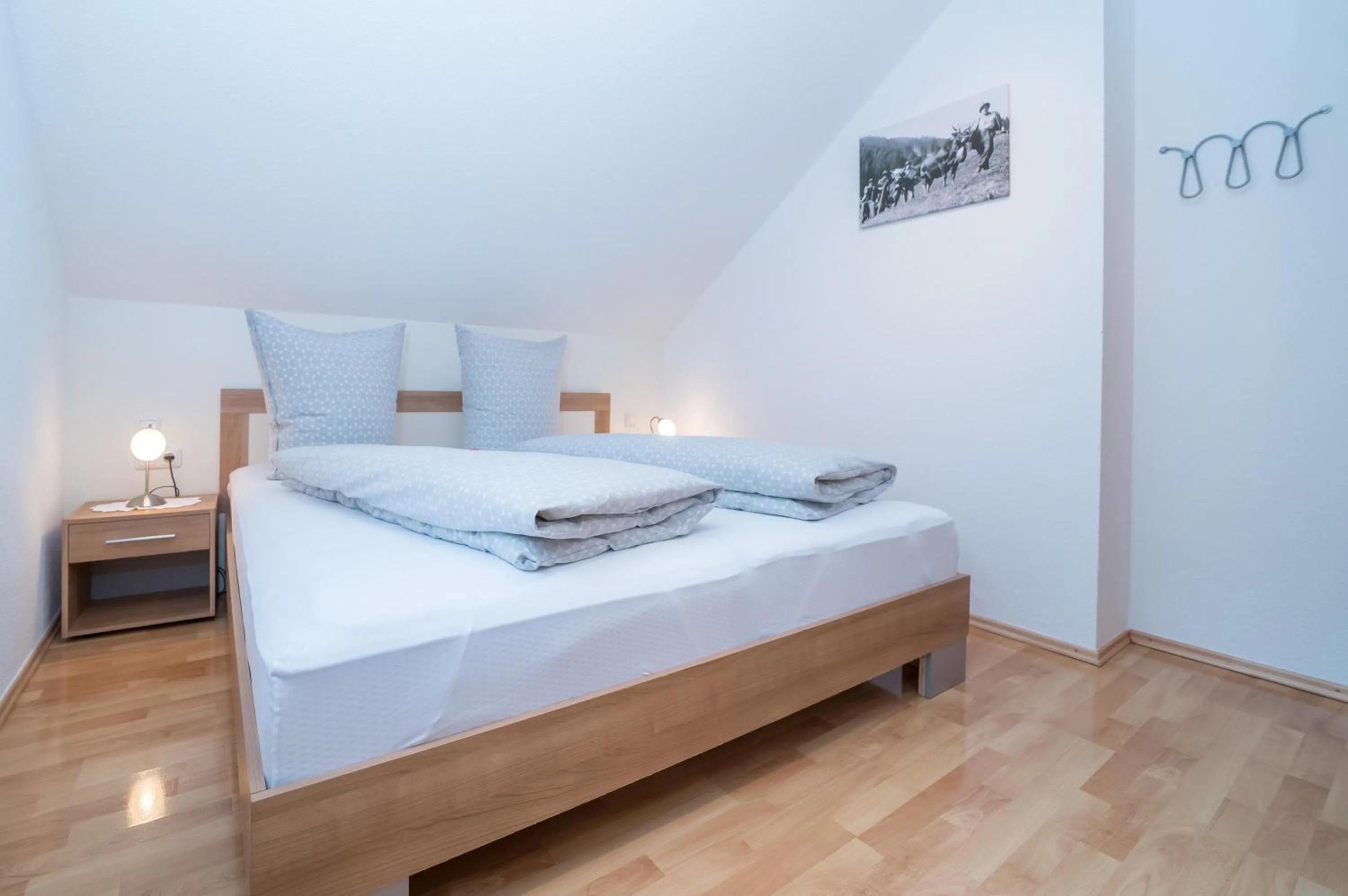 Bedroom, Bed in Apparthaus Schuchter