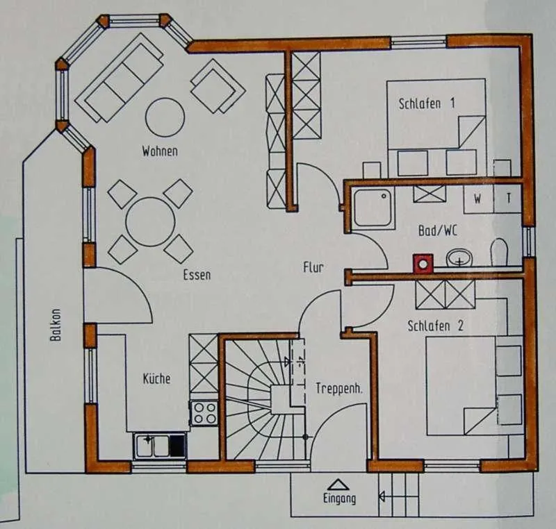 Floor plan in Apparthaus Schuchter