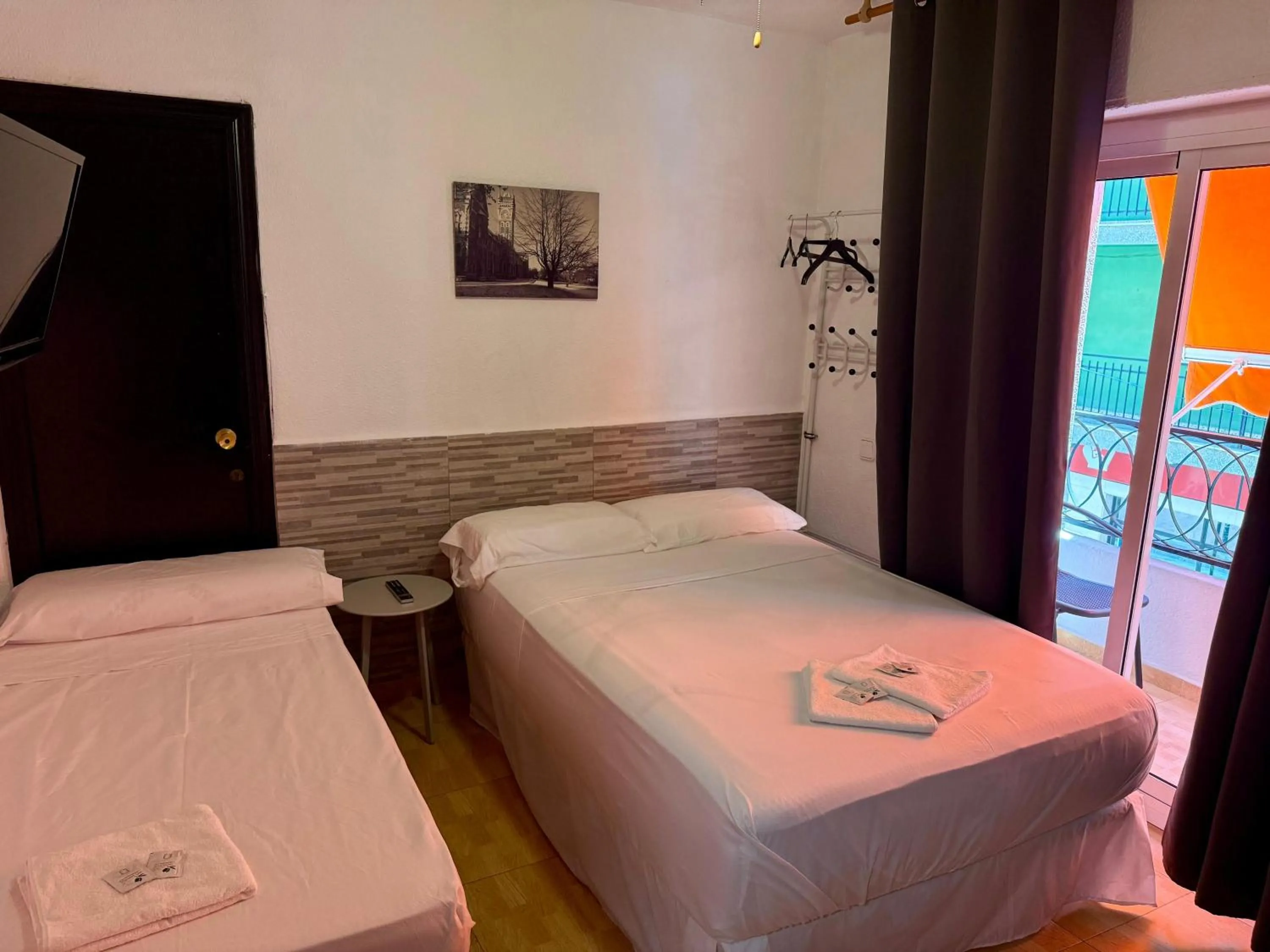 Bed in PENSIÓN ROSA