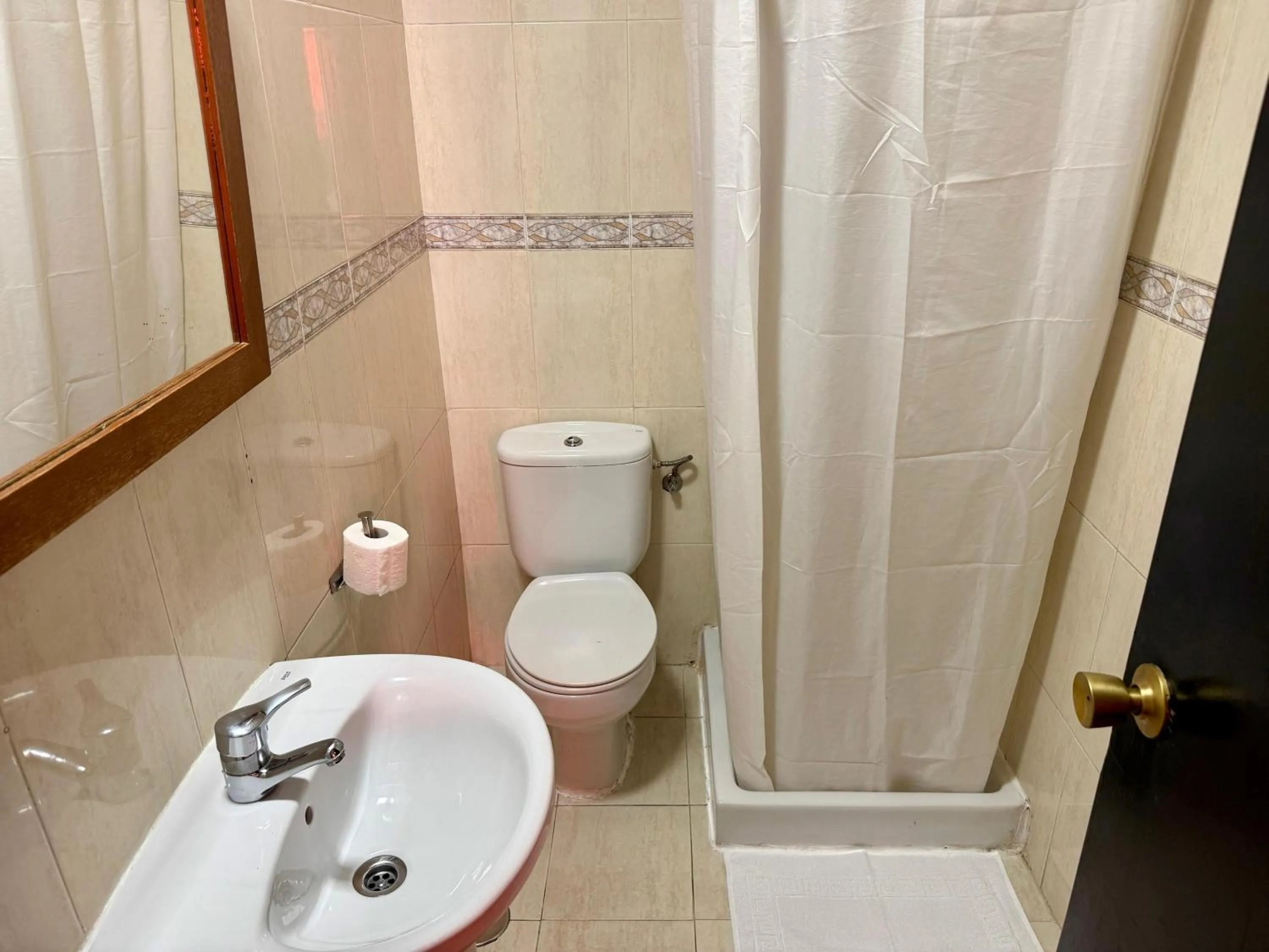 Shower in PENSIÓN ROSA