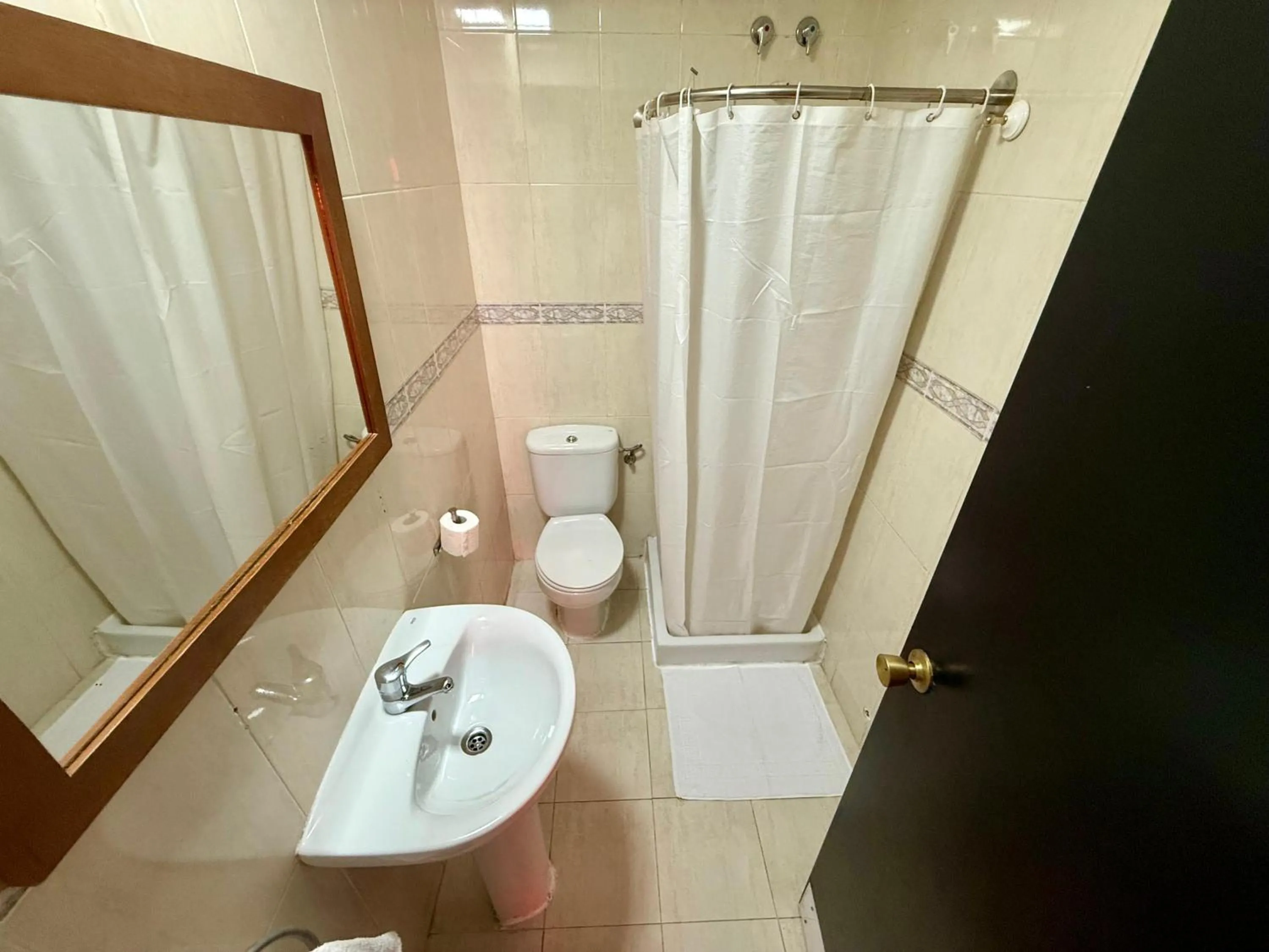 Shower in PENSIÓN ROSA