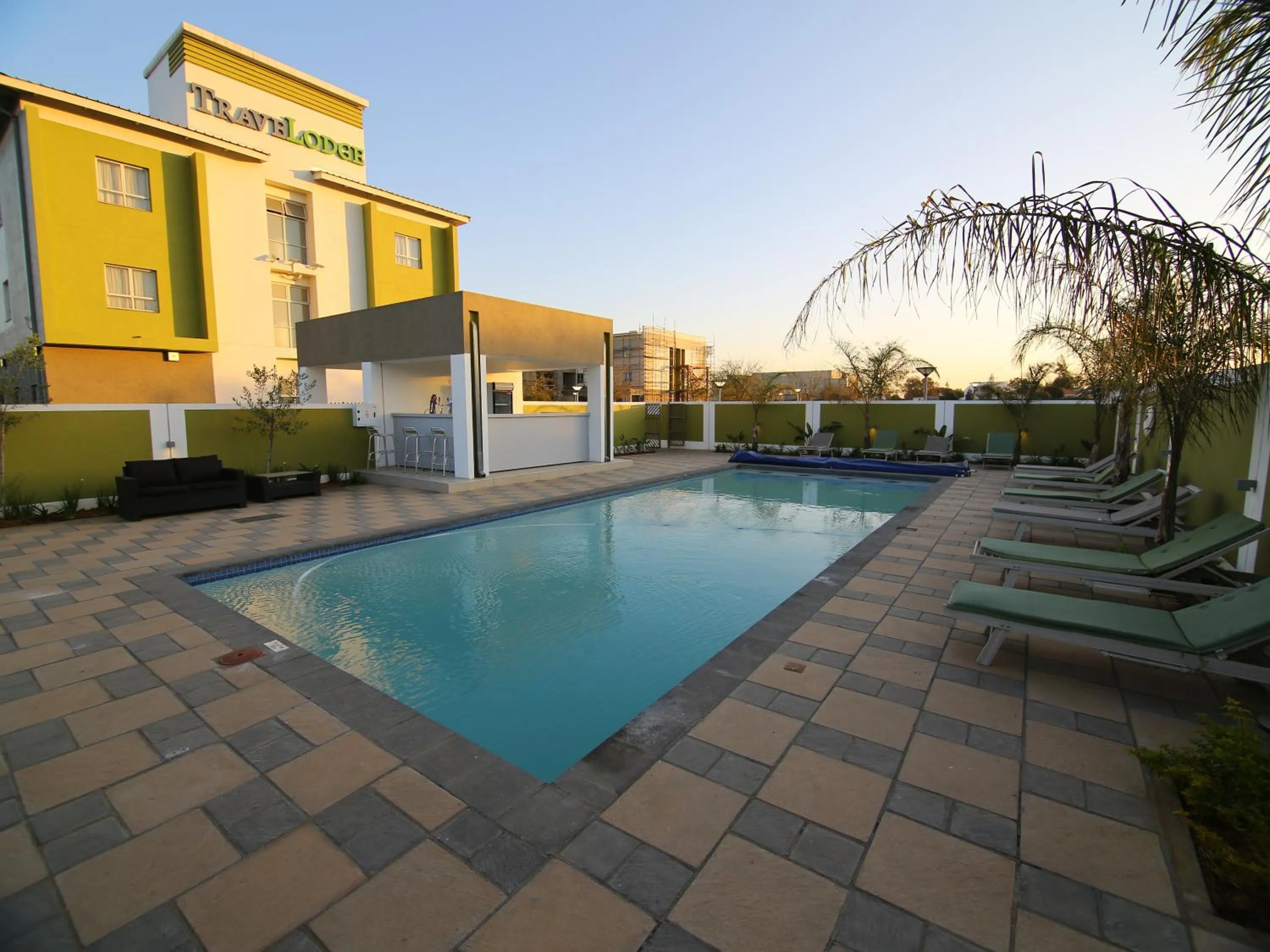 Swimming pool in Travelodge