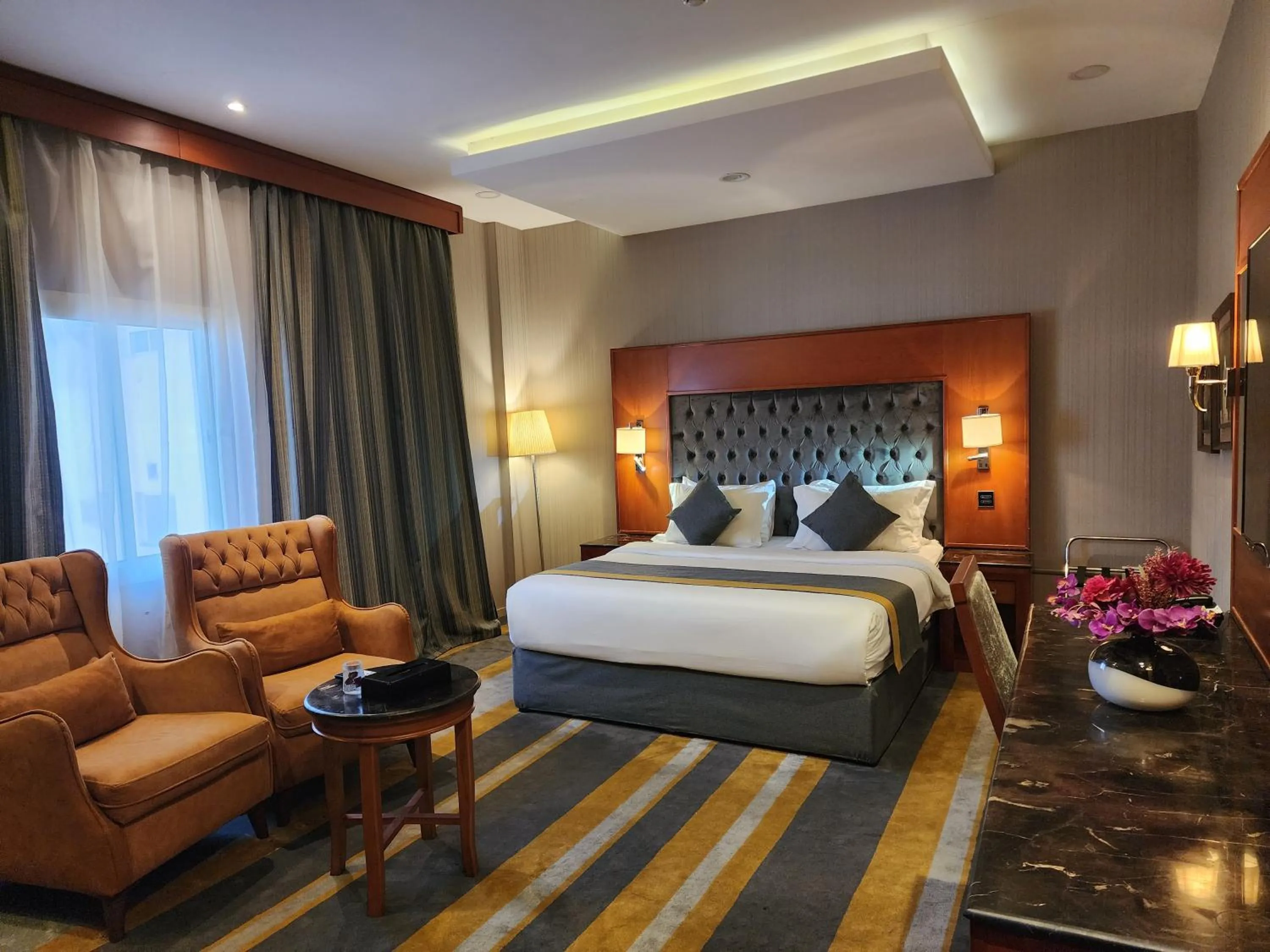 Bed in شاطيء الحياة للشقق المخدومة