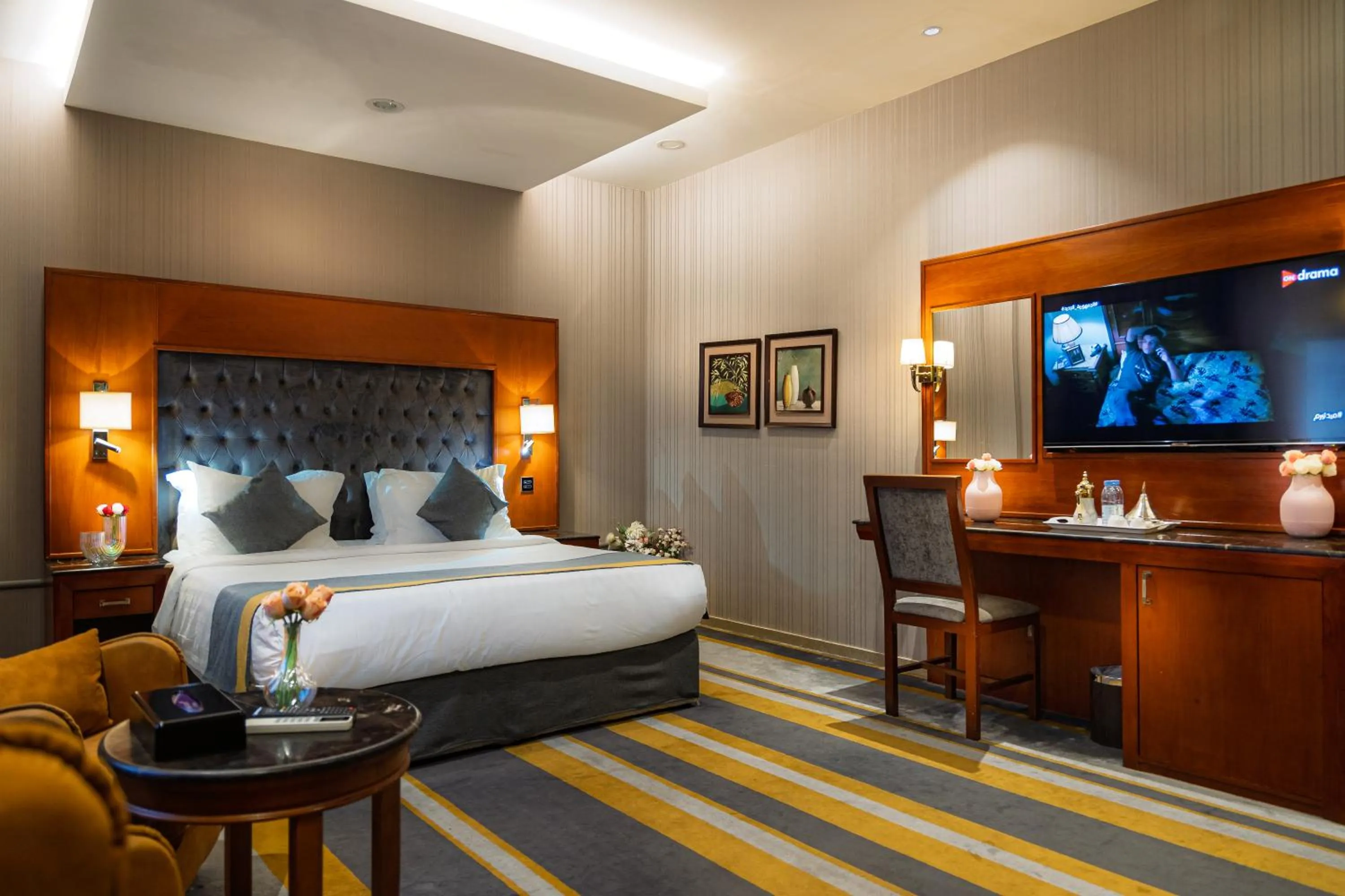 Bed in شاطيء الحياة للشقق المخدومة