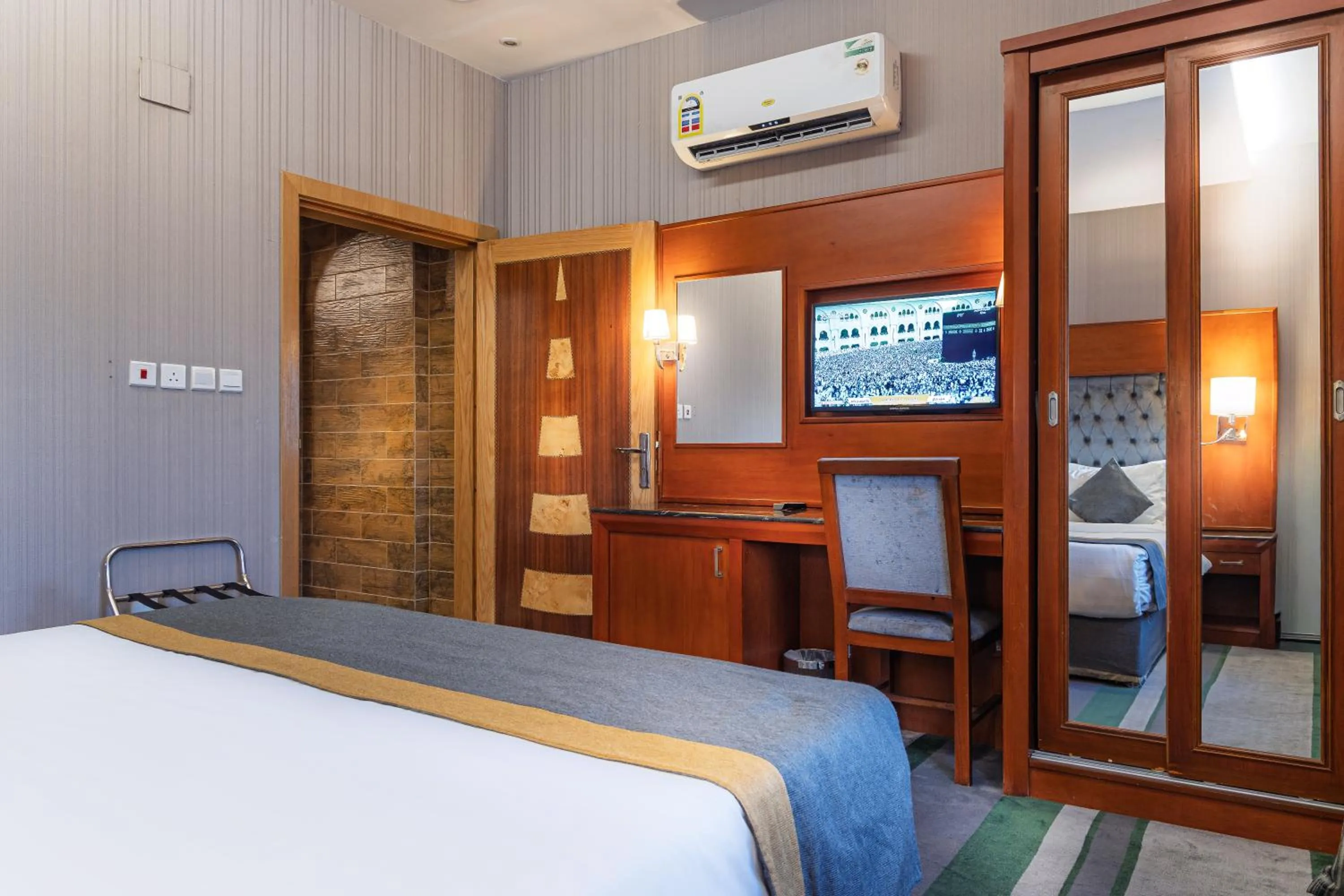 Bed in شاطيء الحياة للشقق المخدومة