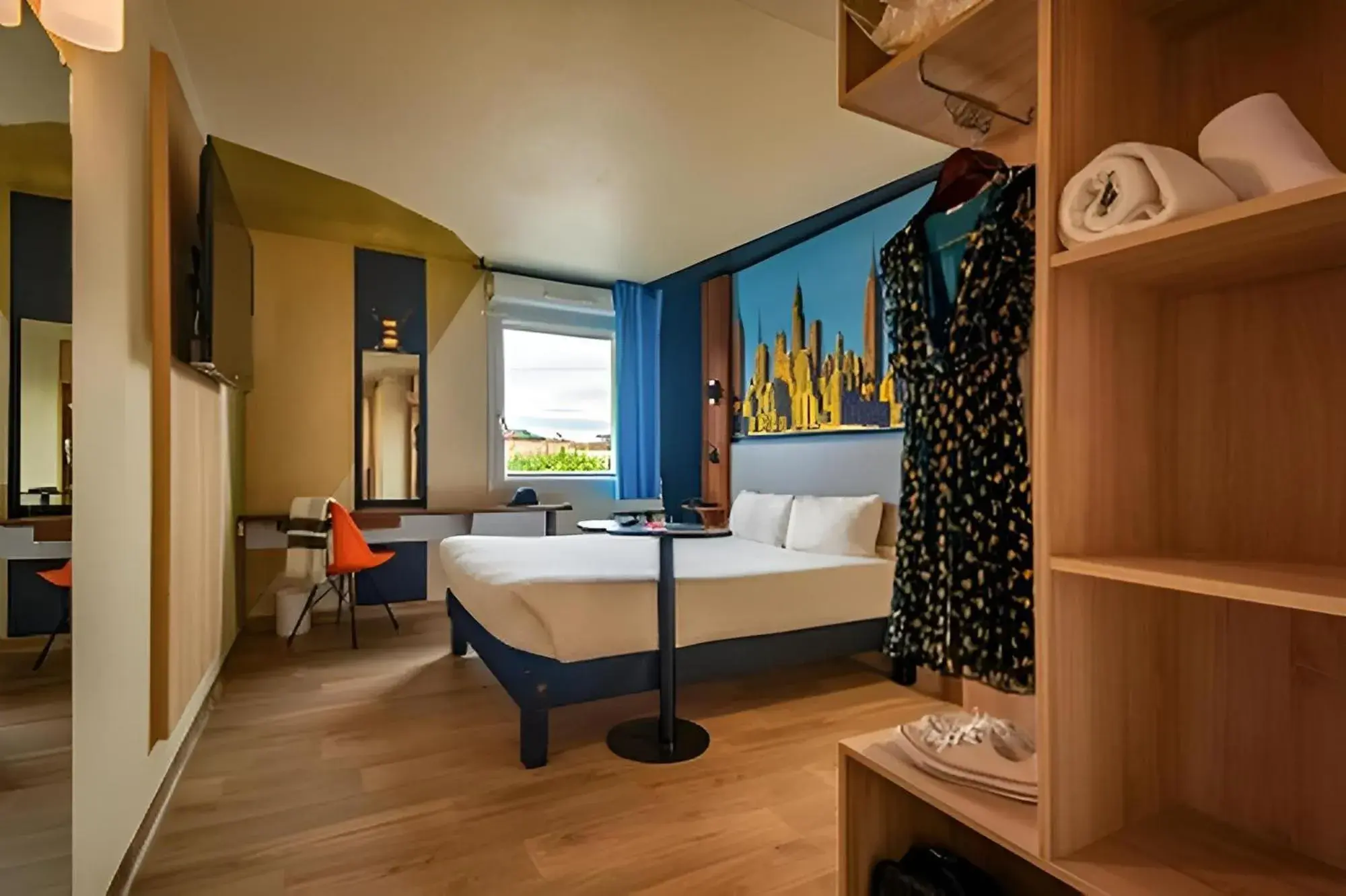 Bed in Ibis Styles Toulouse Blagnac Aéroport Bed in Ibis Styles Toulouse Blagnac Aéroport