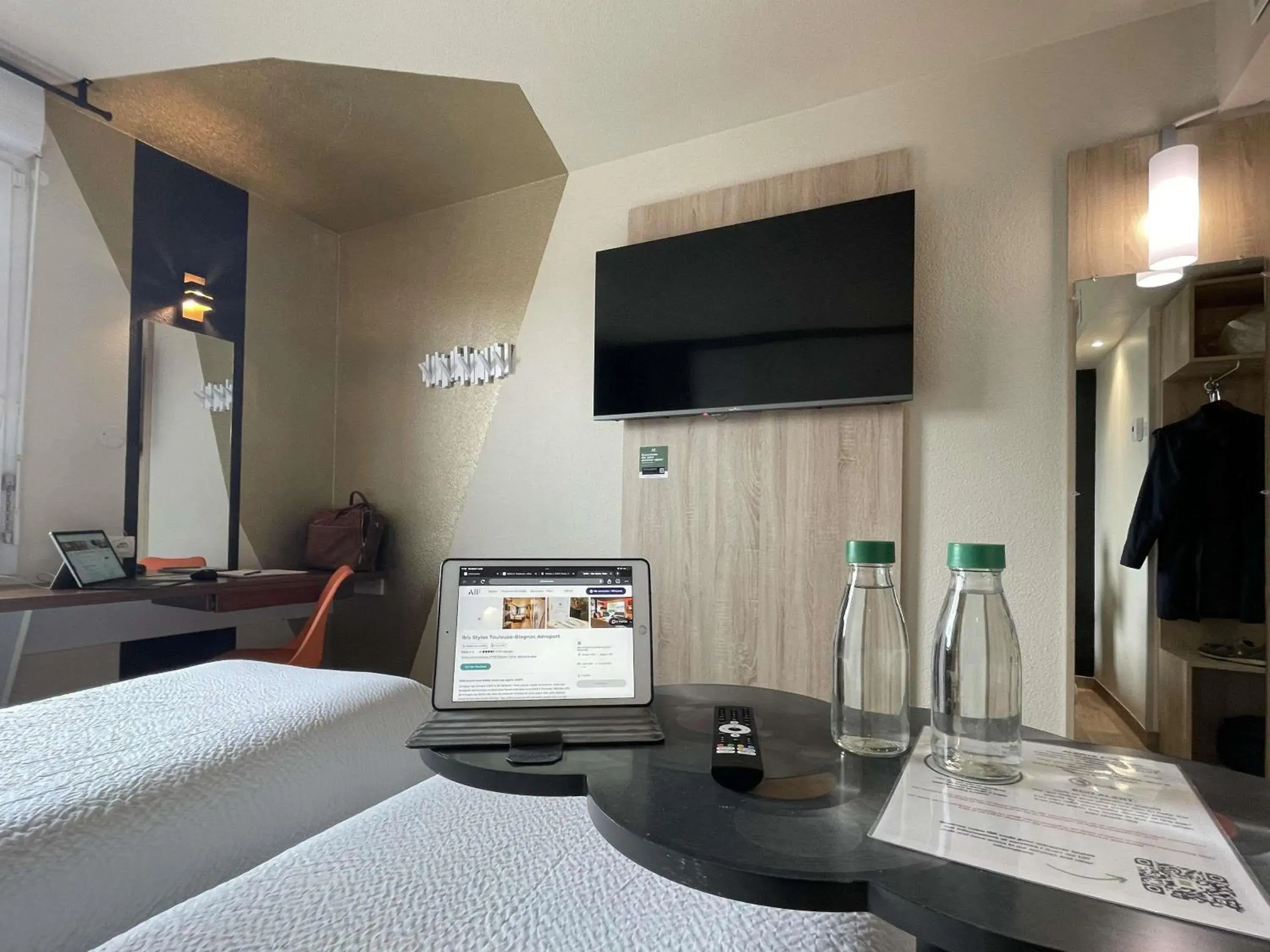 Bedroom, Bed in Ibis Styles Toulouse Blagnac Aéroport Bedroom, Bed in Ibis Styles Toulouse Blagnac Aéroport