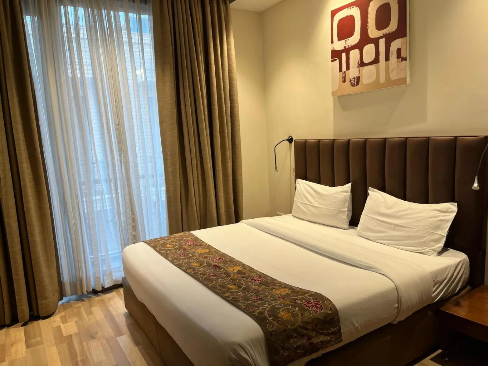 Bedroom, Bed in UDS Villa Scandinavian - Next to VFS, Walking to Connaught Place