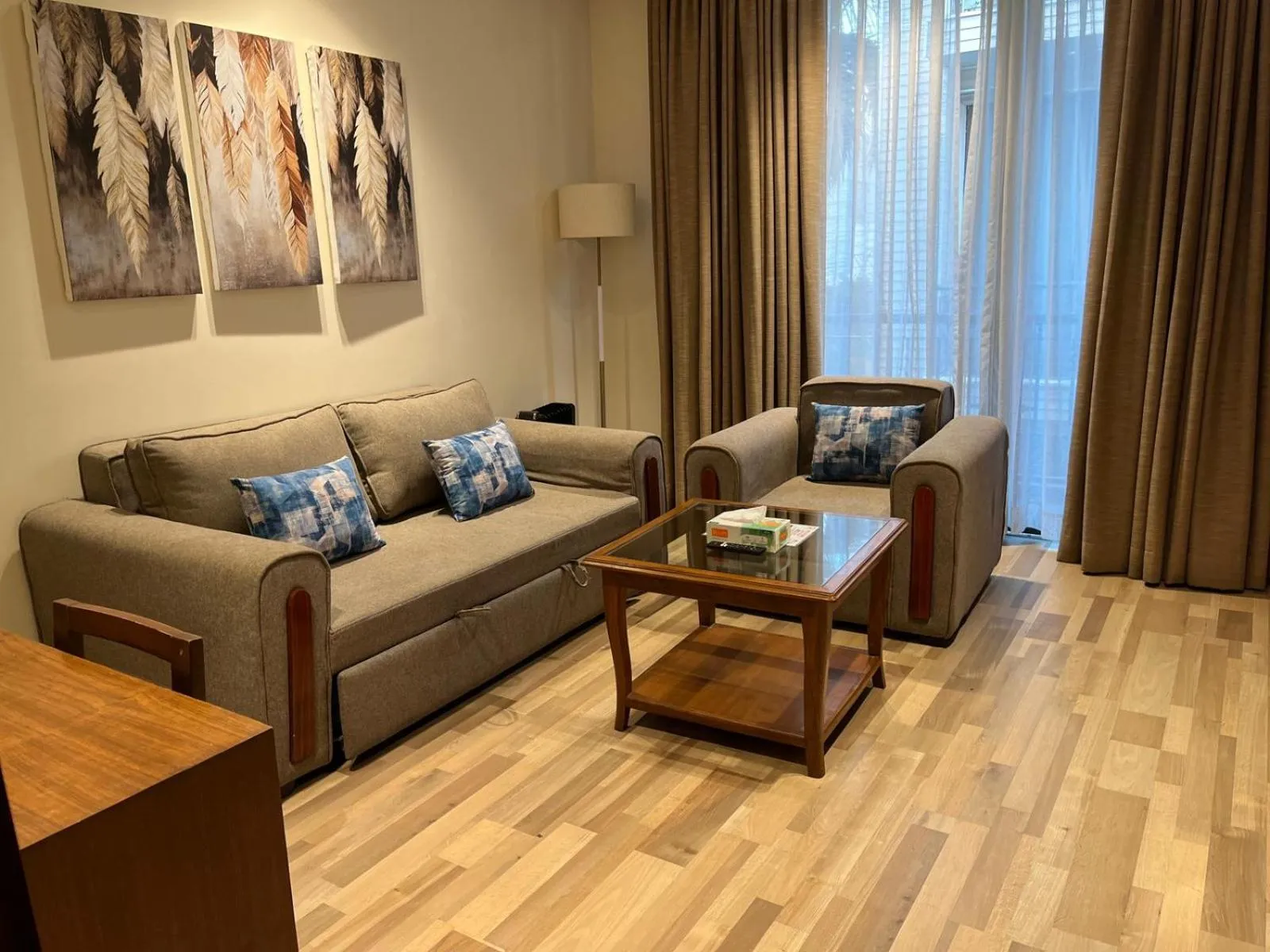 Living room in UDS Villa Scandinavian - Next to VFS, Walking to Connaught Place