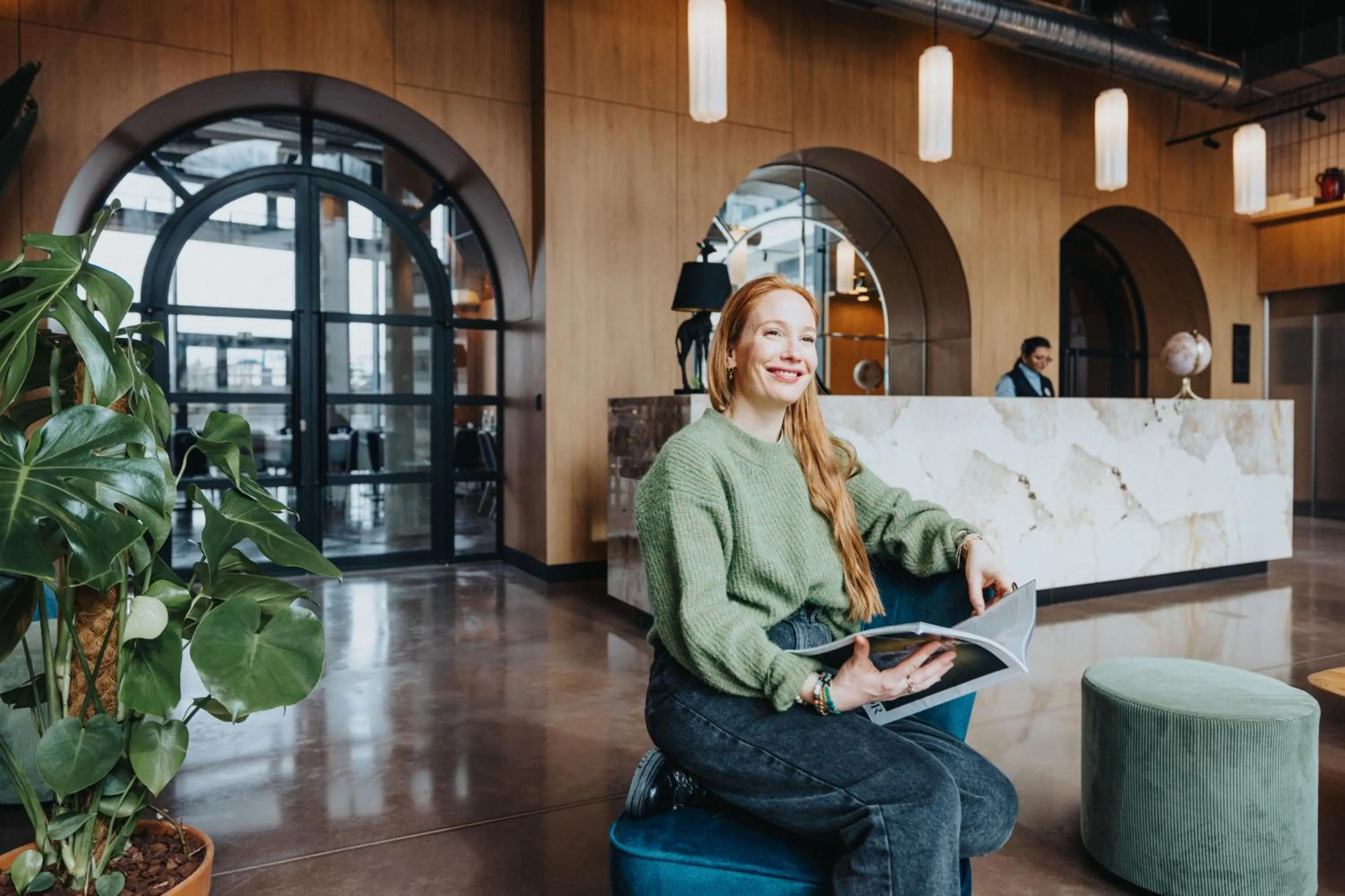 Lobby or reception in KOPSTER Hotel Residence Paris Ouest Colombes
