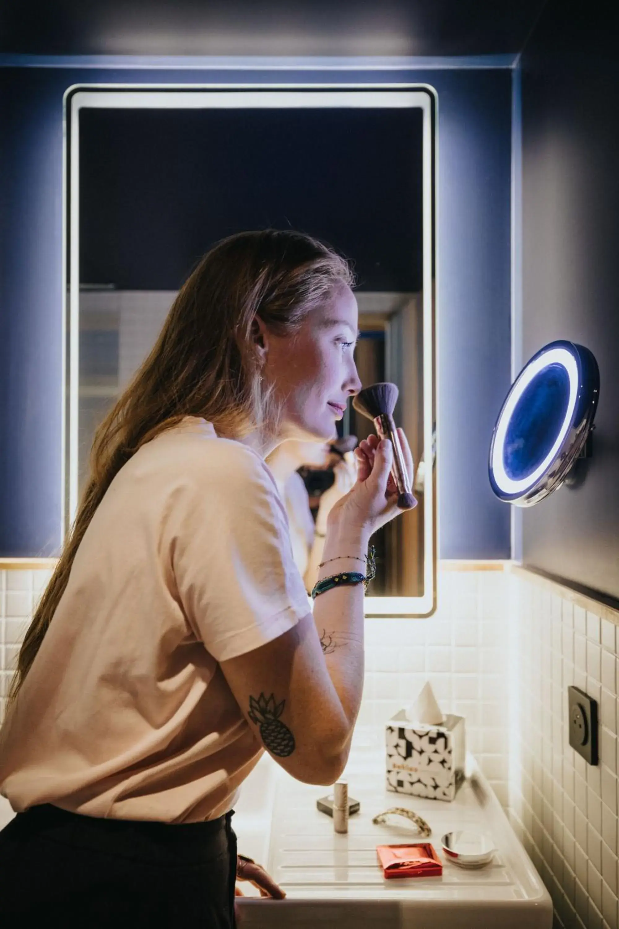 Bathroom in KOPSTER Hotel Residence Paris Ouest Colombes Bathroom in KOPSTER Hotel Residence Paris Ouest Colombes