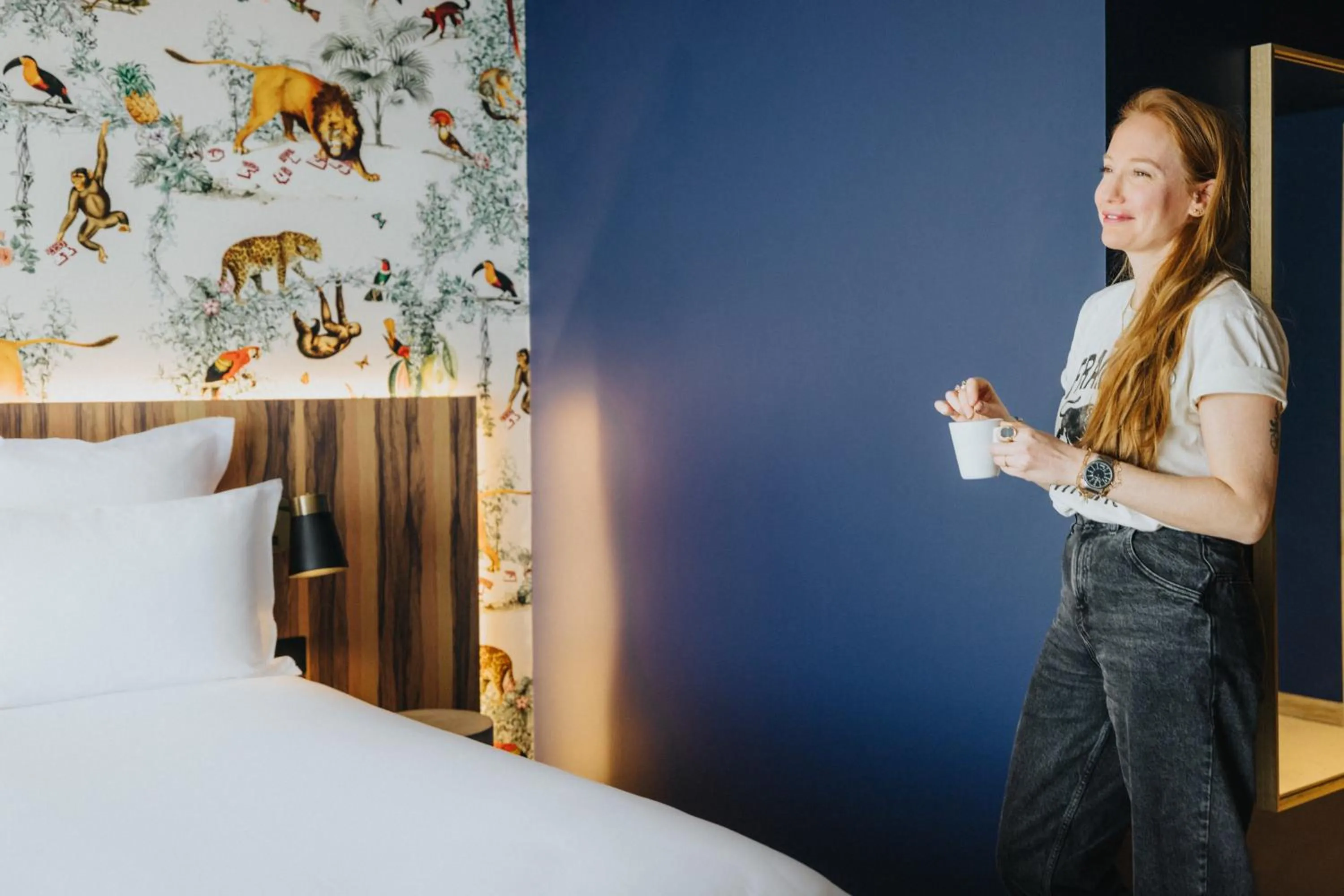 Bedroom, Bed in KOPSTER Hotel Residence Paris Ouest Colombes