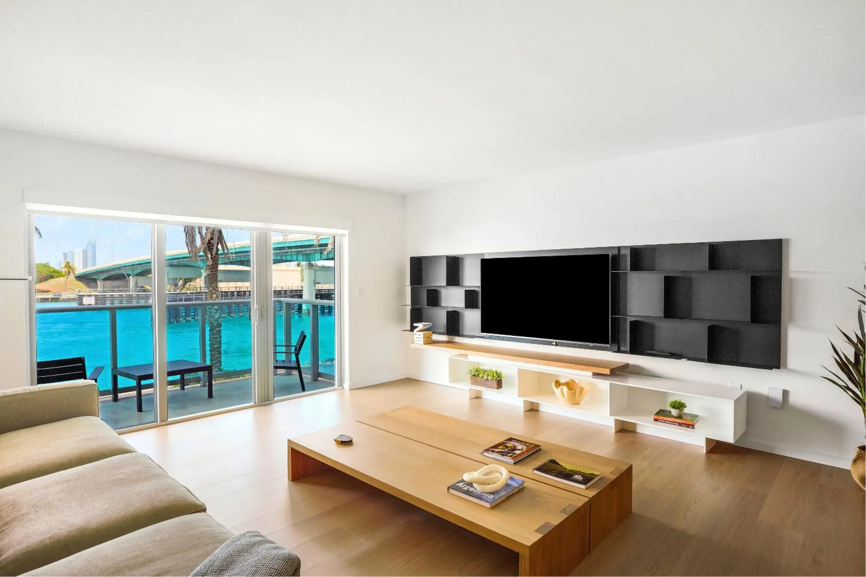 Living room in Beach Haus Bal Harbour Living room in Beach Haus Bal Harbour