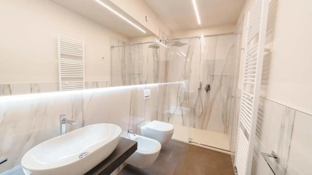 Bathroom in Vietti Apartments