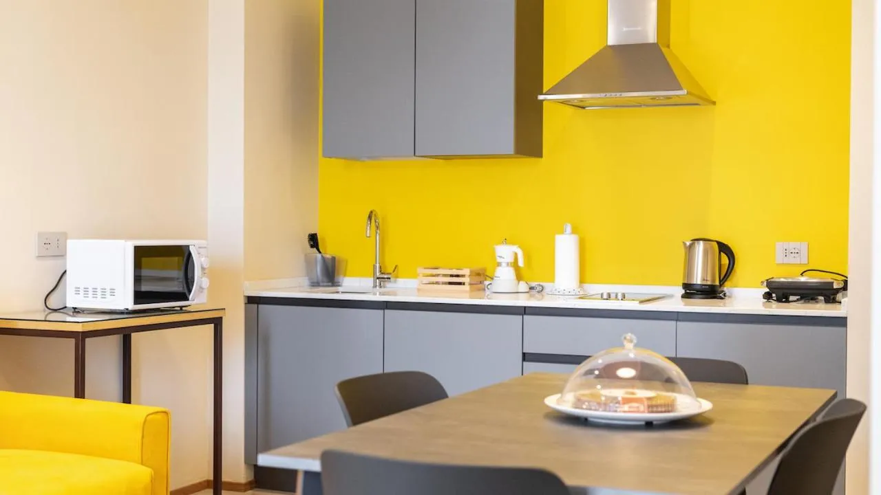 kitchen in Vietti Apartments