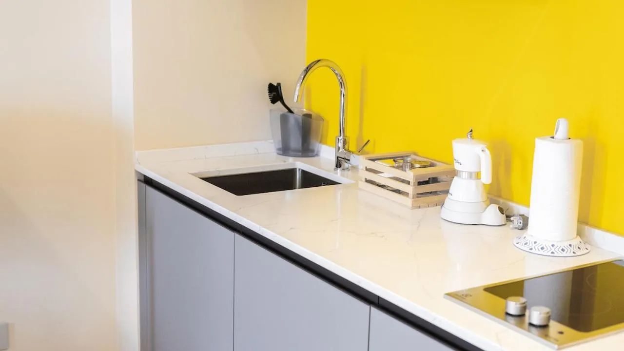 kitchen in Vietti Apartments