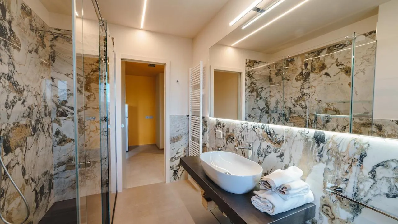 Bathroom in Vietti Apartments