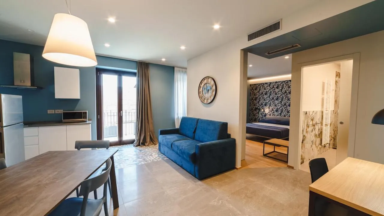 Living room in Vietti Apartments