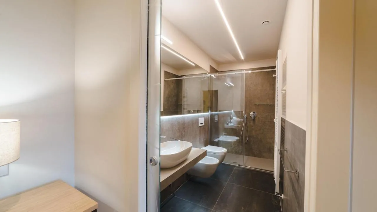 Bathroom in Vietti Apartments
