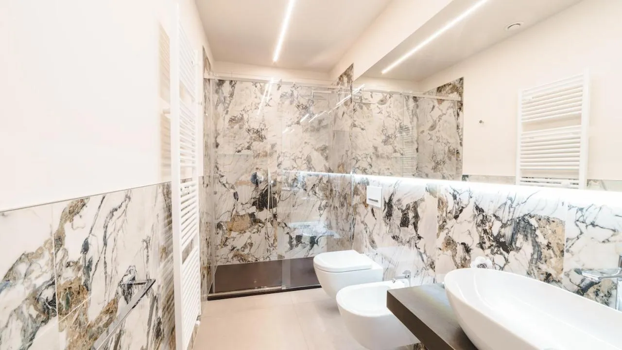 Bathroom in Vietti Apartments