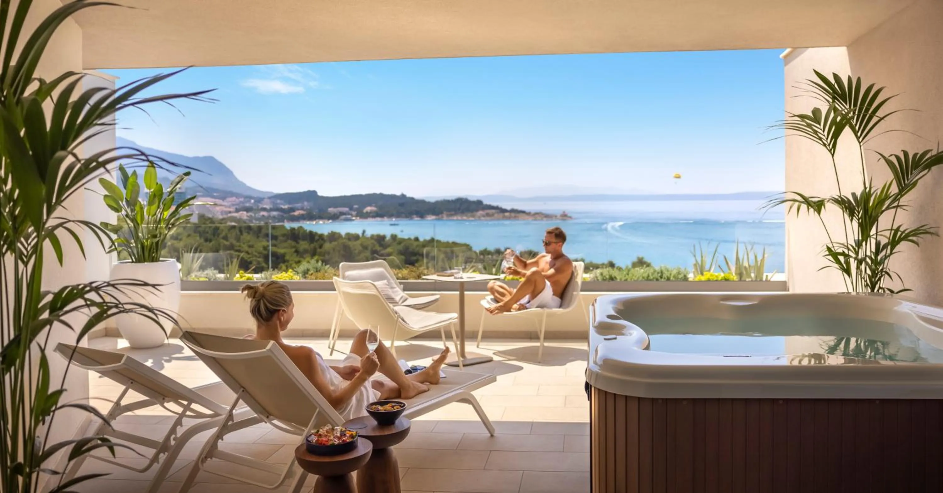 Hot Tub in Aminess Laurel Khalani Hotel