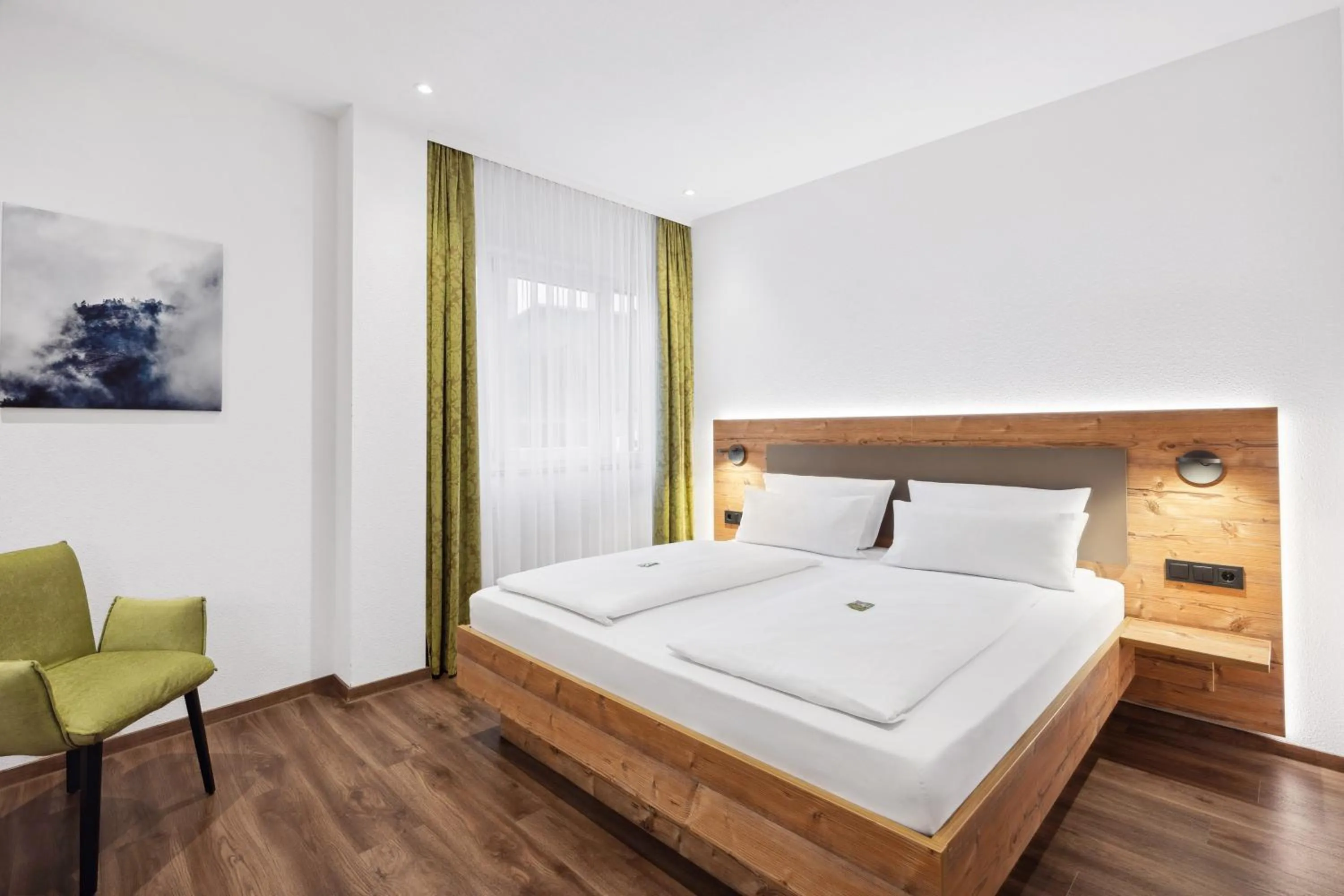 Bed in Hotel Zeppelin