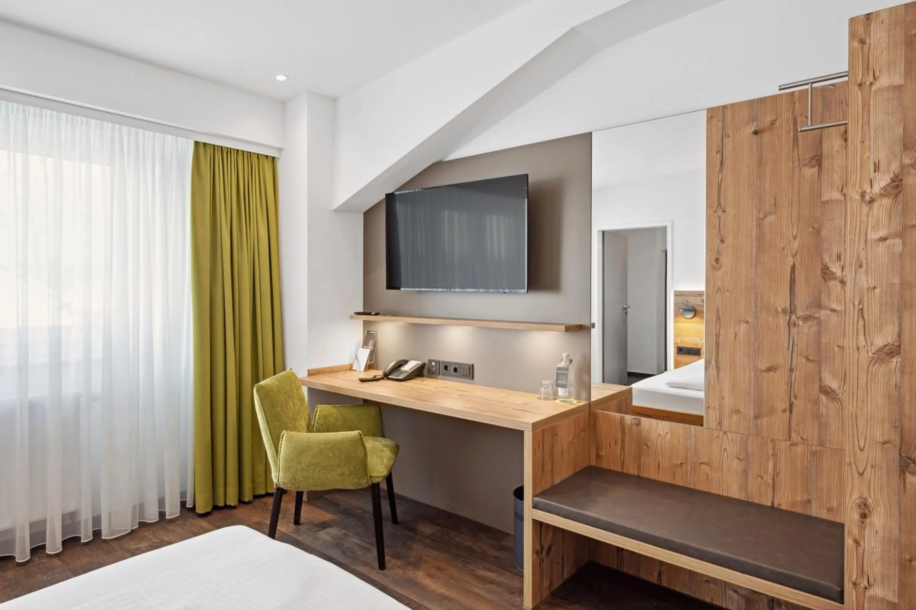 Bed in Hotel Zeppelin