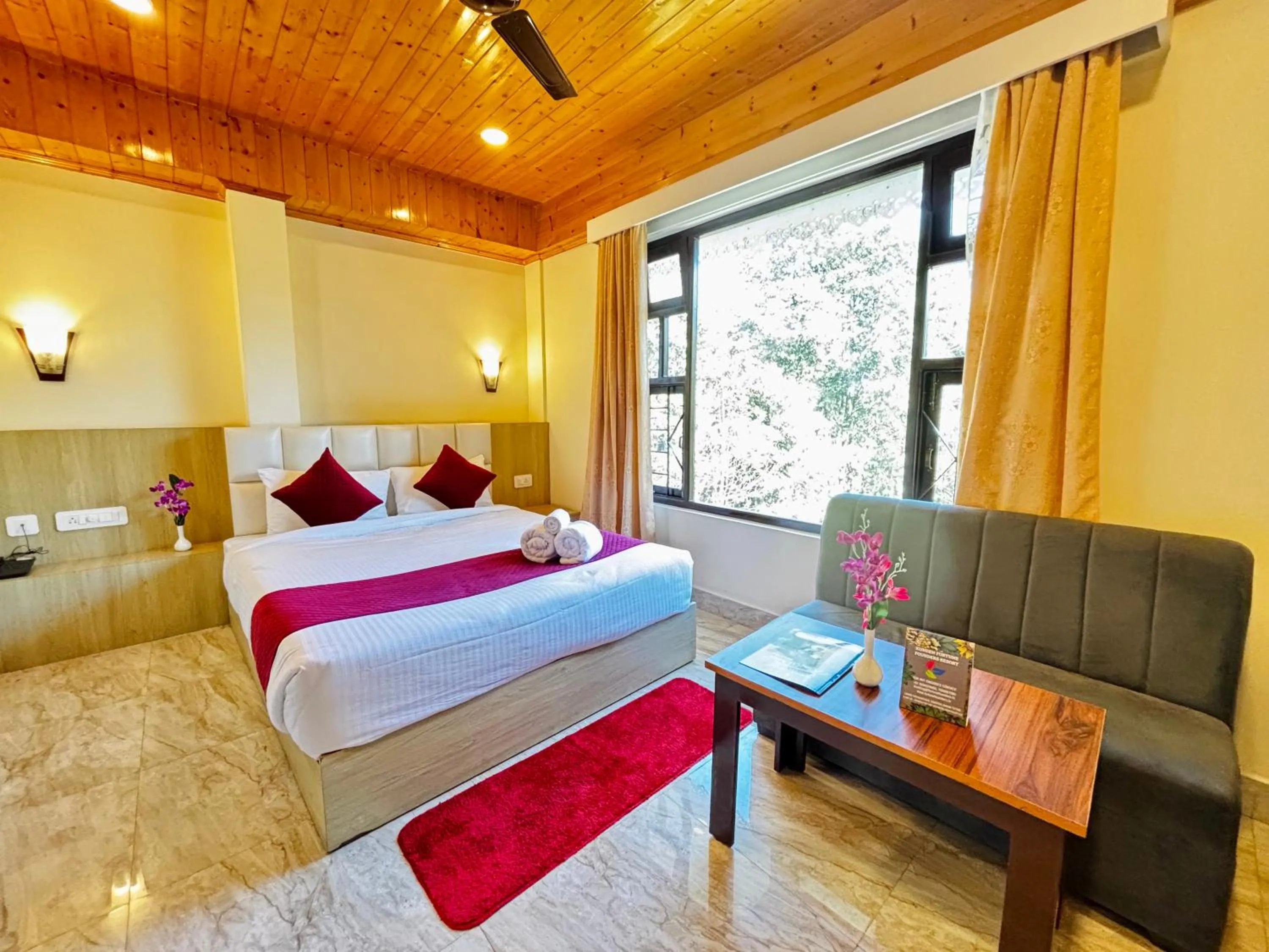 Bedroom, Bed in Kunden Fortune Resort Gangtok Near MG Marg