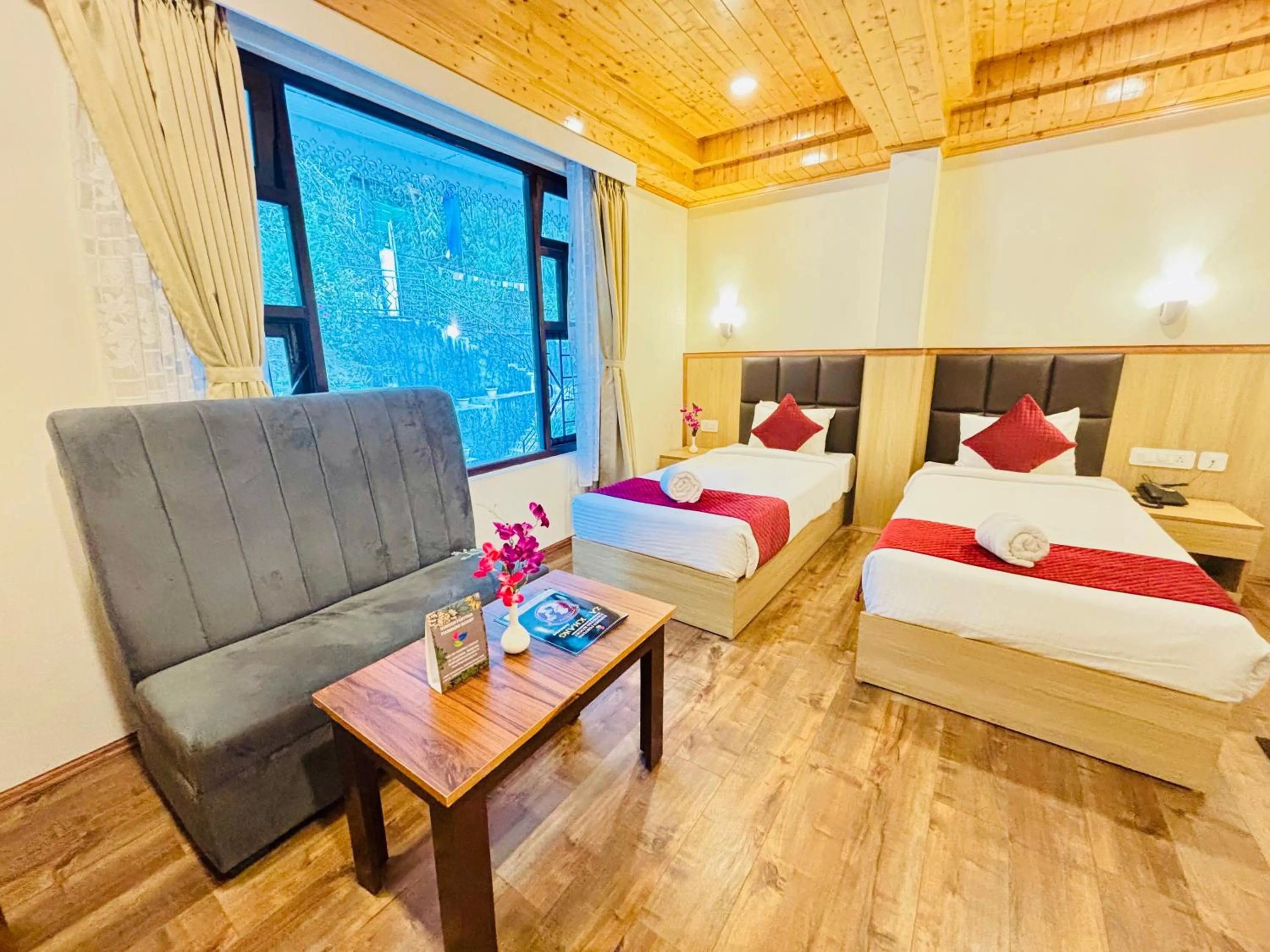 Bedroom, Bed in Kunden Fortune Resort Gangtok Near MG Marg