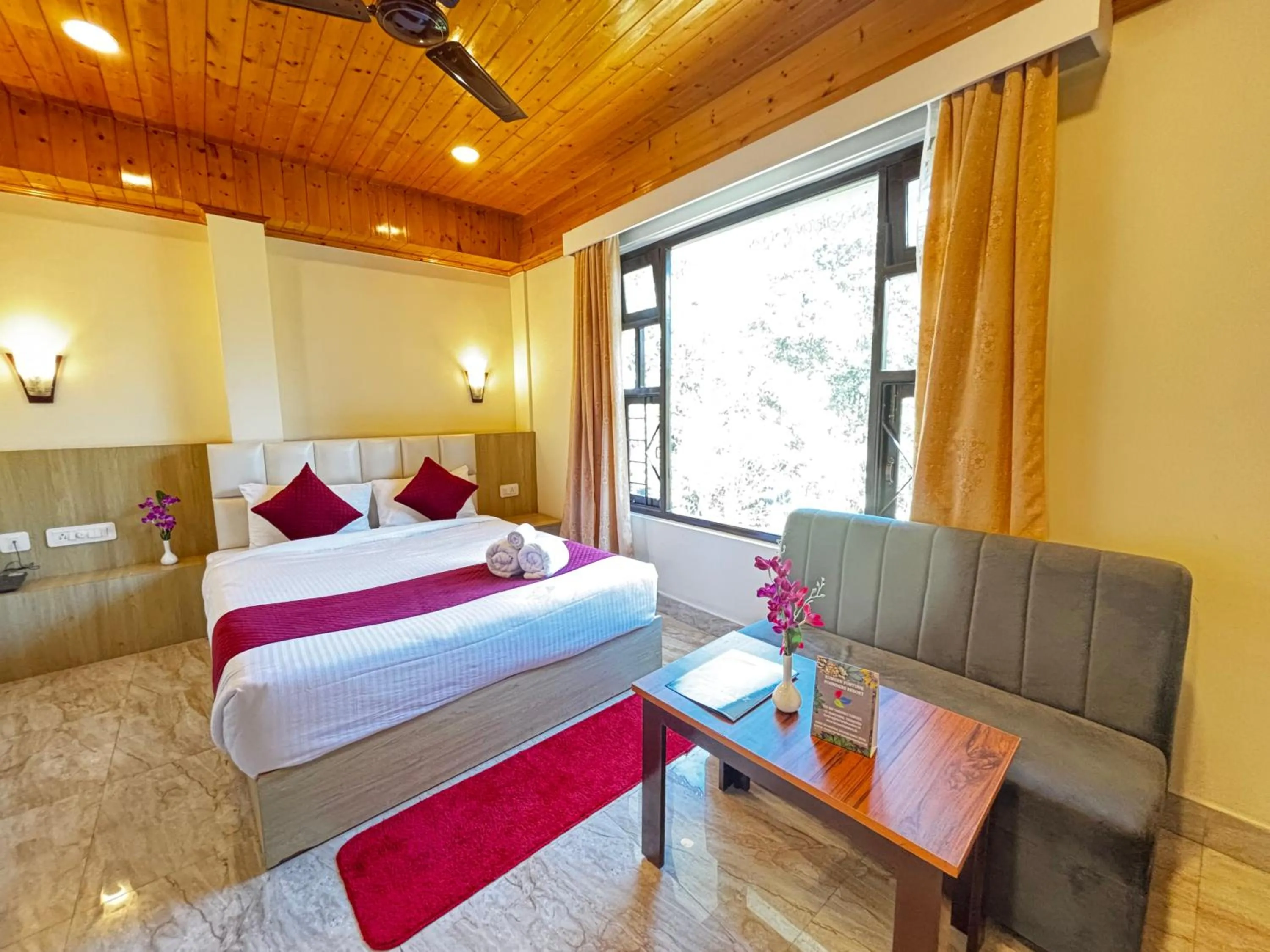 Bed in Kunden Fortune Resort Gangtok Near MG Marg