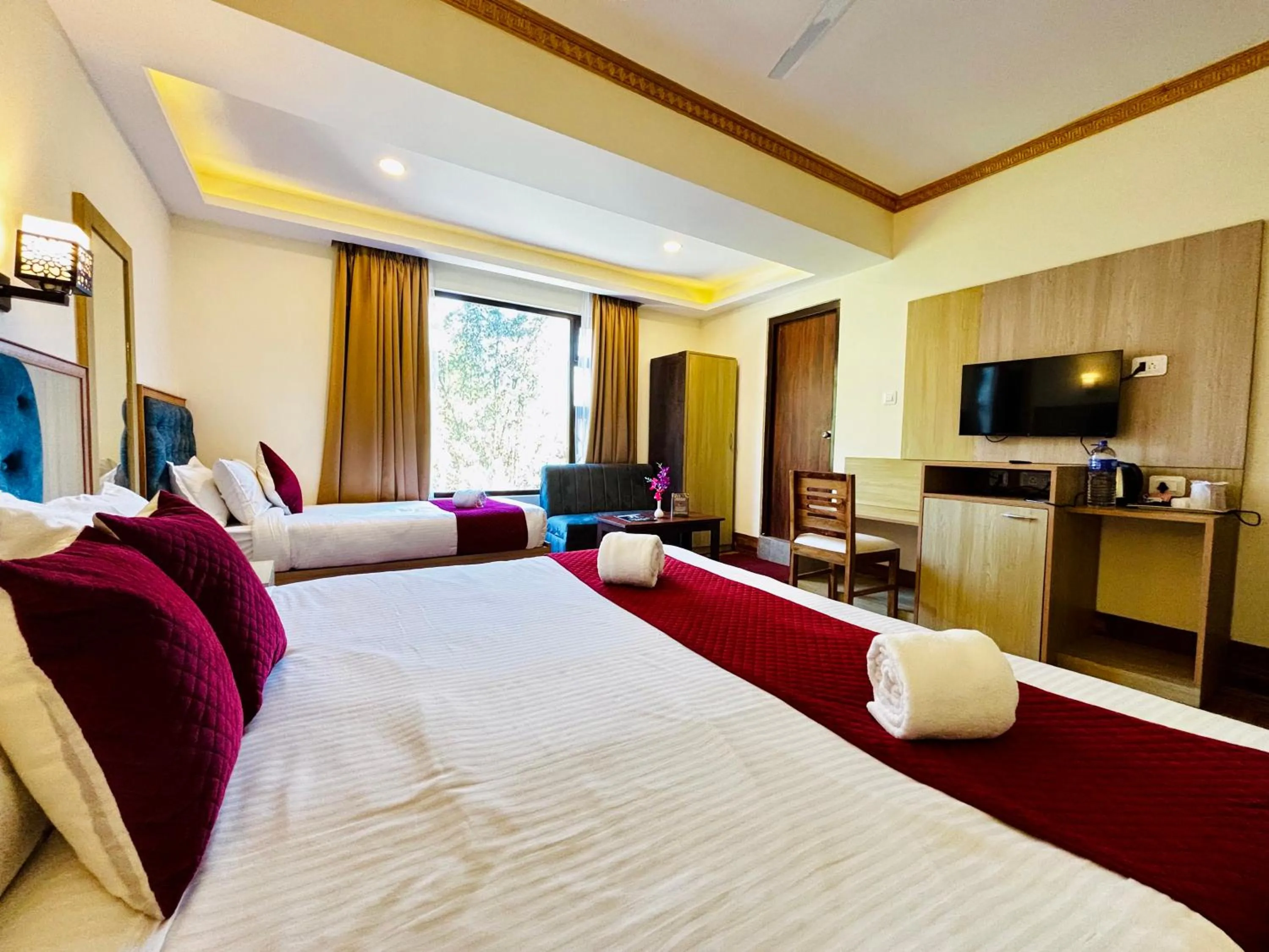 Bed in Kunden Fortune Resort Gangtok Near MG Marg