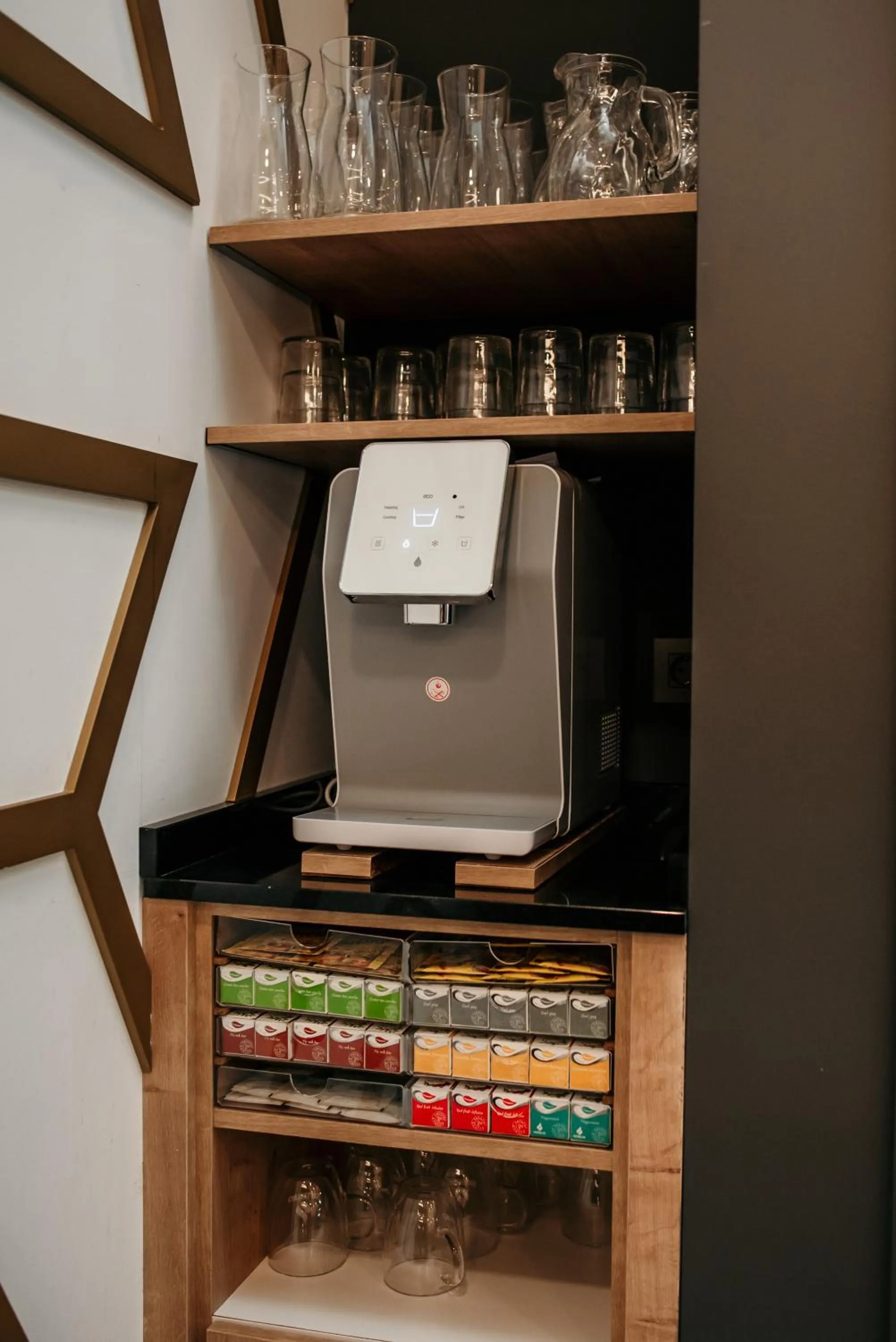 Decorative detail in Hotel Lux Melide