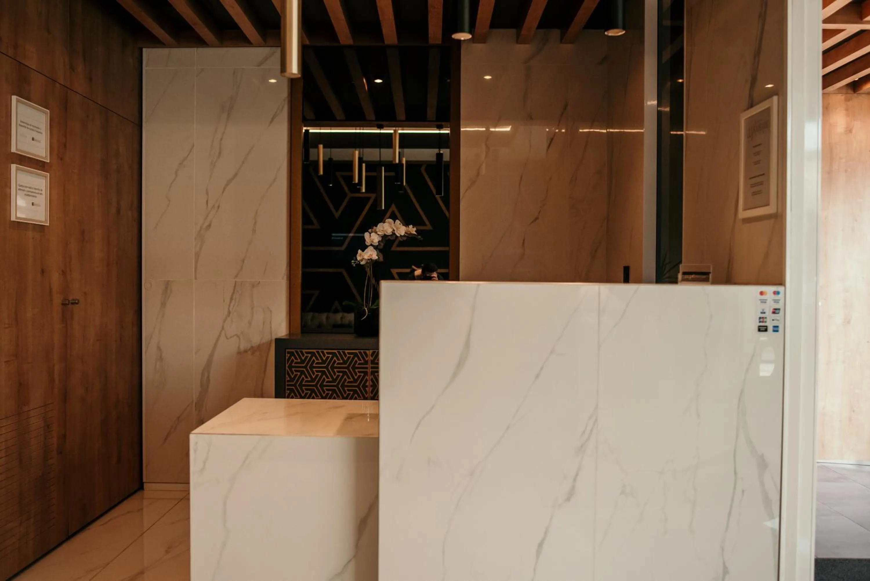 Lobby or reception in Hotel Lux Melide