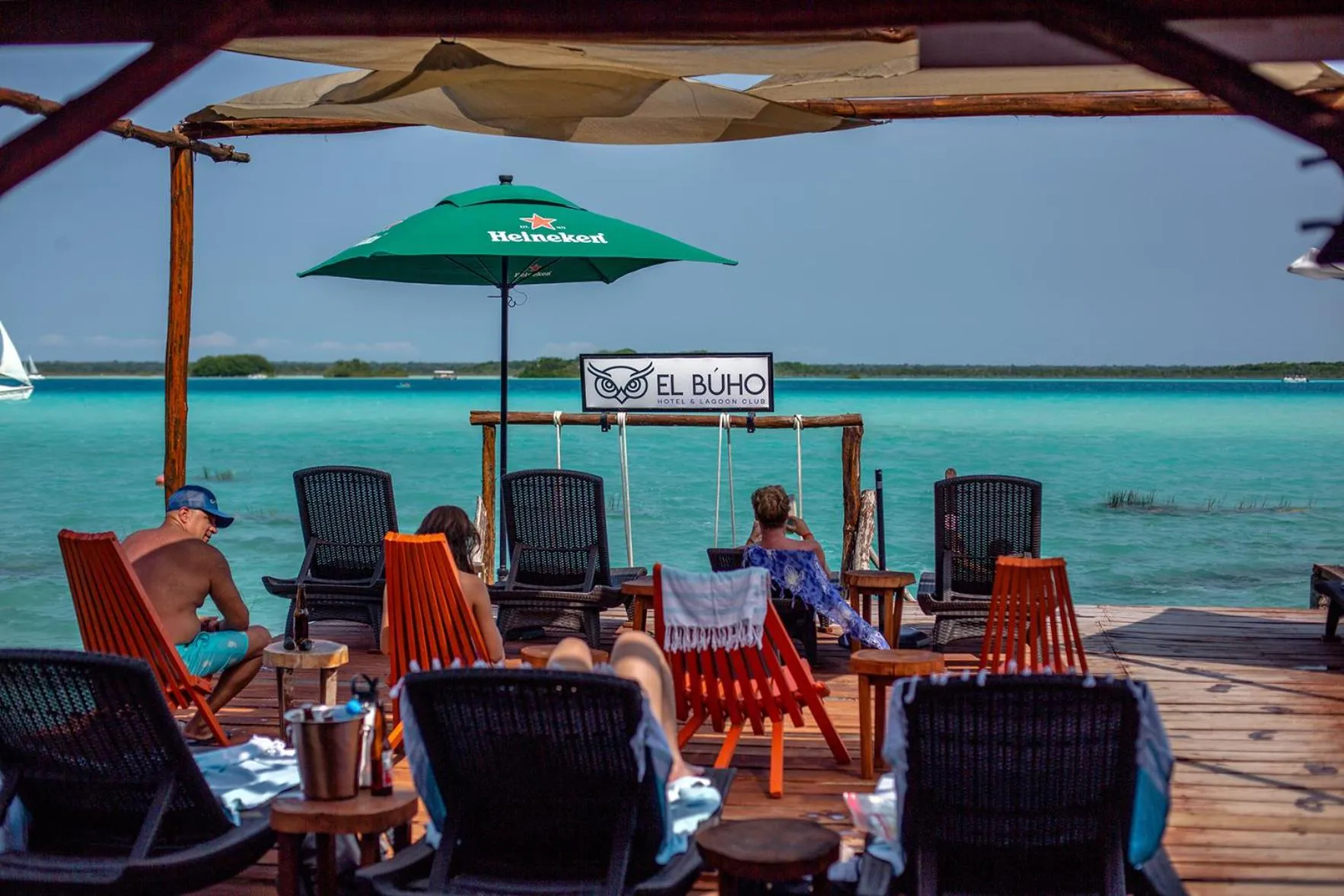 Property building in El Búho Lagoon Bacalar