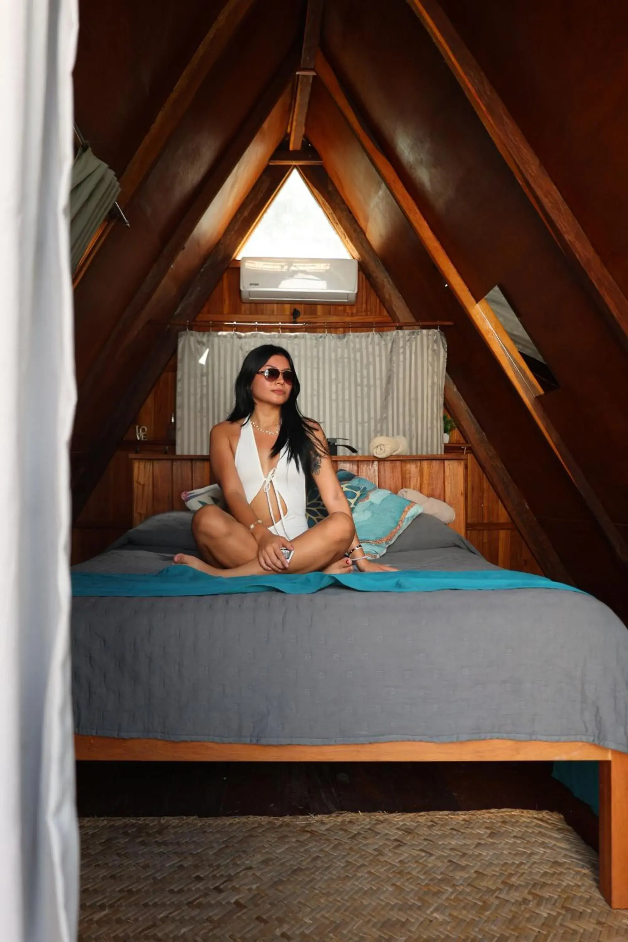 Photo of the whole room, Bed in El Búho Lagoon Bacalar Photo of the whole room, Bed in El Búho Lagoon Bacalar